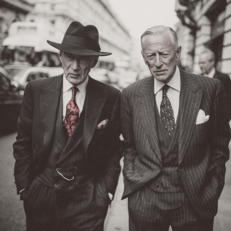 monertov Low angle full body black and white shot of two very 0f631515 e65a 4a1e ad4a 49612ee694ac 3