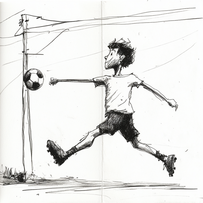 monertov a young boy playing football   sref 2337981587   pro d292a0dc e9c4 4d8e 84a1 8b06f308ecb0 3