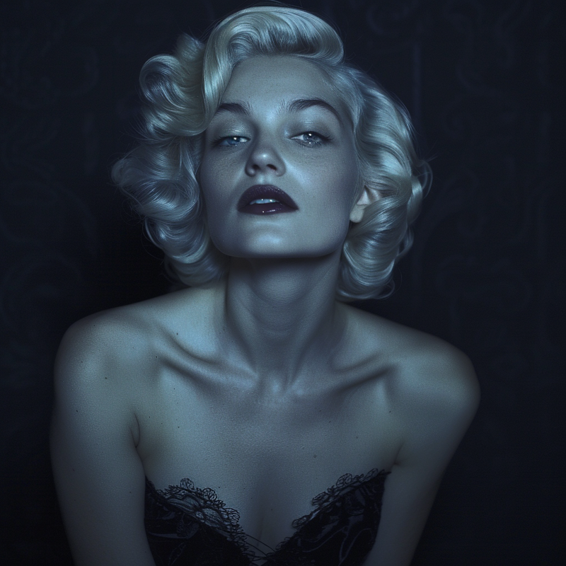 monertov the most beautiful pin up is on this dark purple pho da3b7486 e587 4960 b6a5 20ad18cd3e56 3