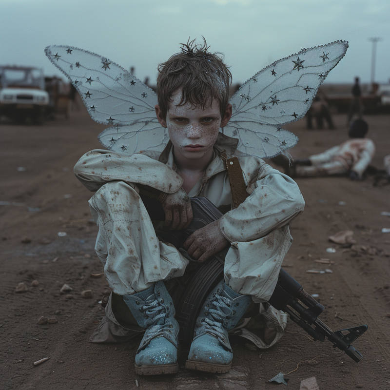 monertov Create a poignant and contrasting scene featuring a  9c4a4ee6 abe9 457e 85d3 cc68b209e1ca 0