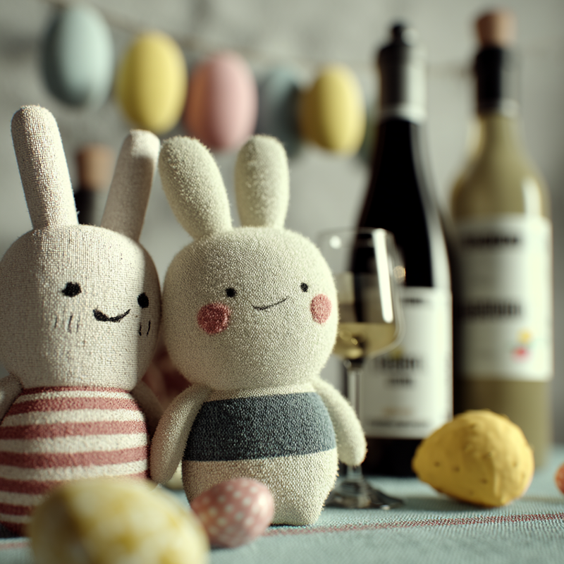 monertov A table with Easter themed decorations filled with d 56b25c07 4184 4009 9053 1b1333a5df9f 2