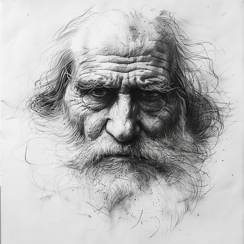 Croquis au crayon de Vinci