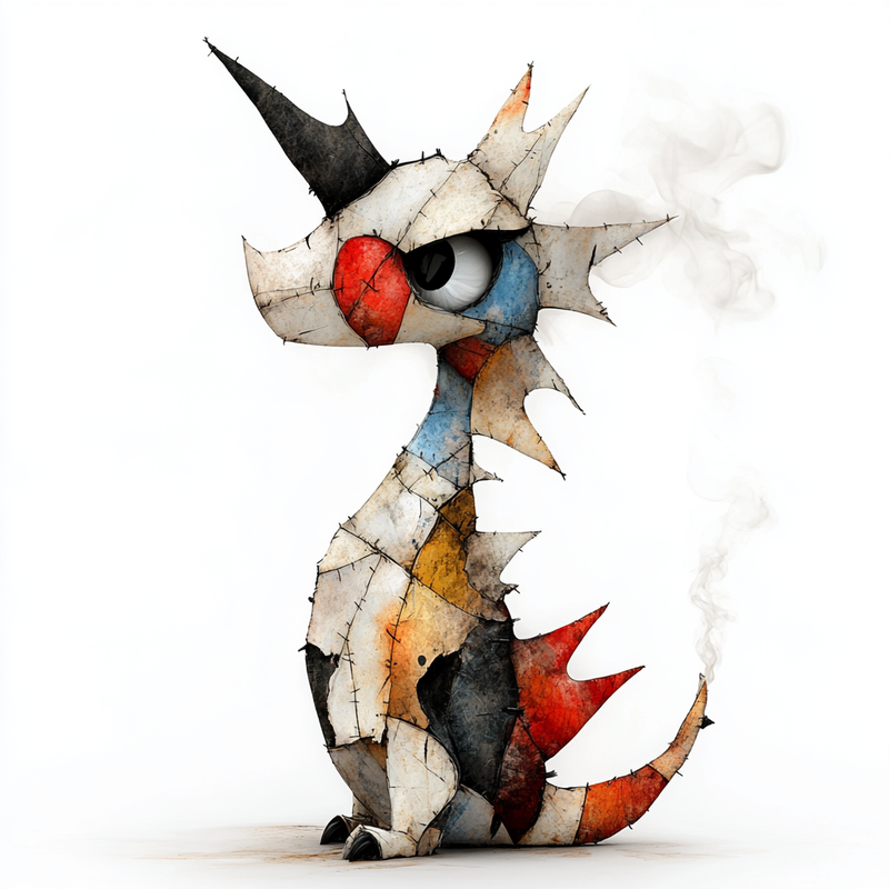 monertov A comically inept dragon with mismatched stubby wing 078597b7 0ed1 4df9 8697 b2caca645072 2