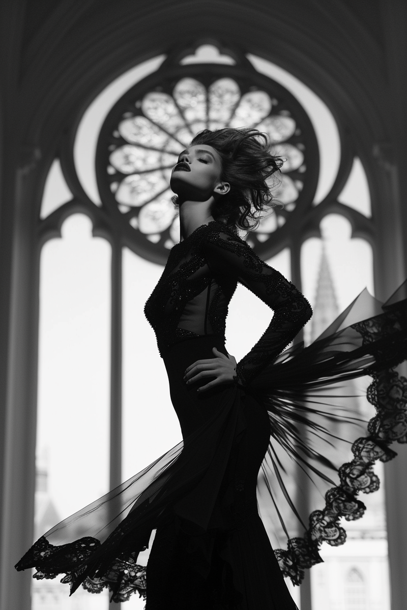 monertov A statuesque high fashion model in a sheer beaded bl 1a90491b e324 4c56 8150 3545e20e6984 2