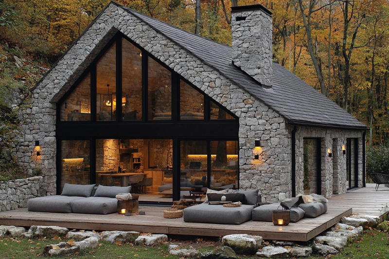 monertov Modern rustic stone cottage at dusk photographed fro dad93744 1fc0 4588 8551 ea3ec8d5076c 1