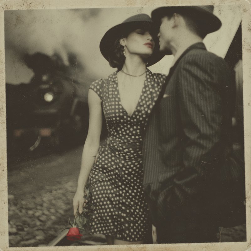 monertov A cinematic 1950s train station scene a stylish coup 9c6025e2 da4a 4d29 9f69 32b5c891a4bc 3