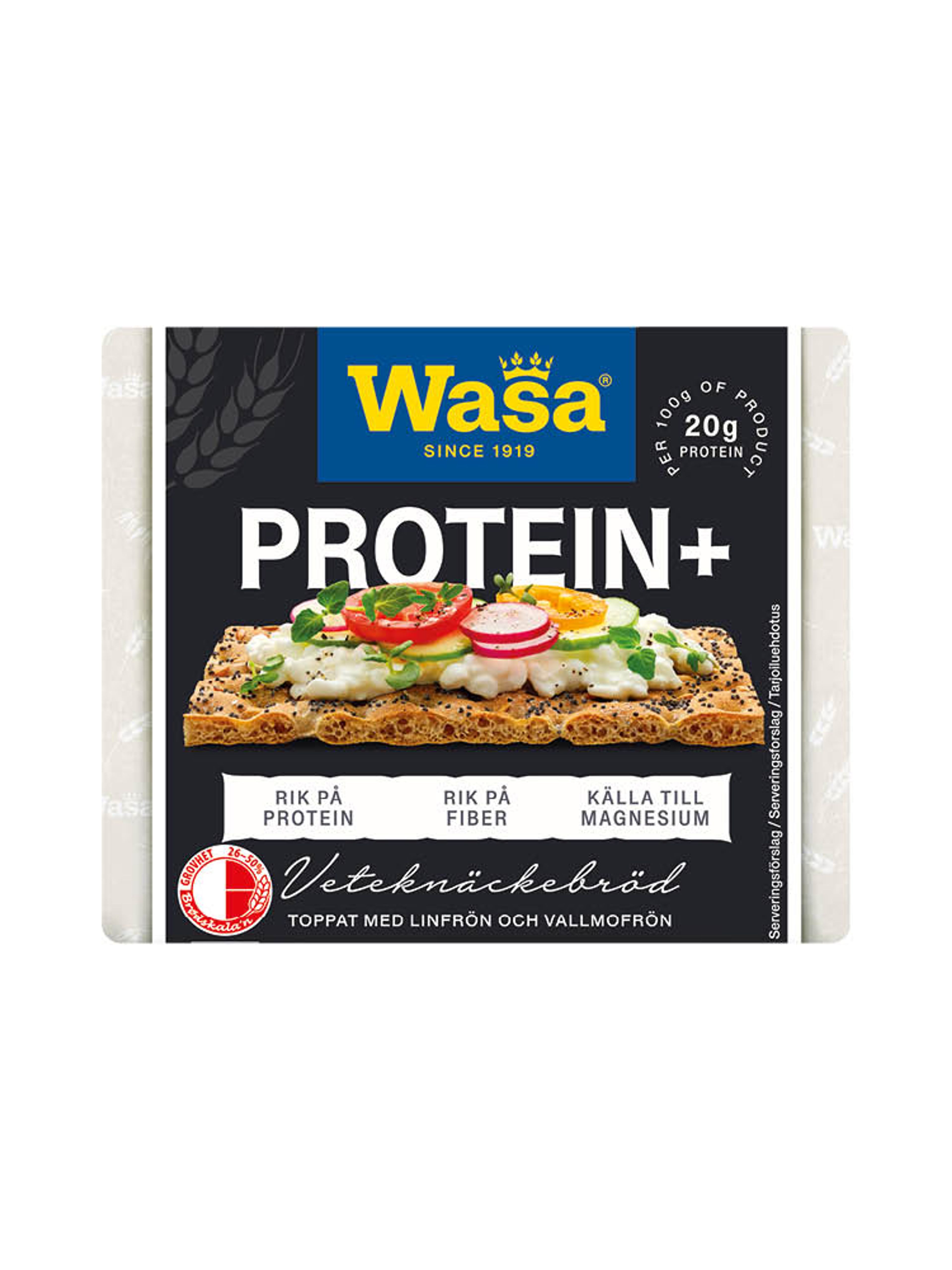 Produktbild som visar Protein+ från Wasa