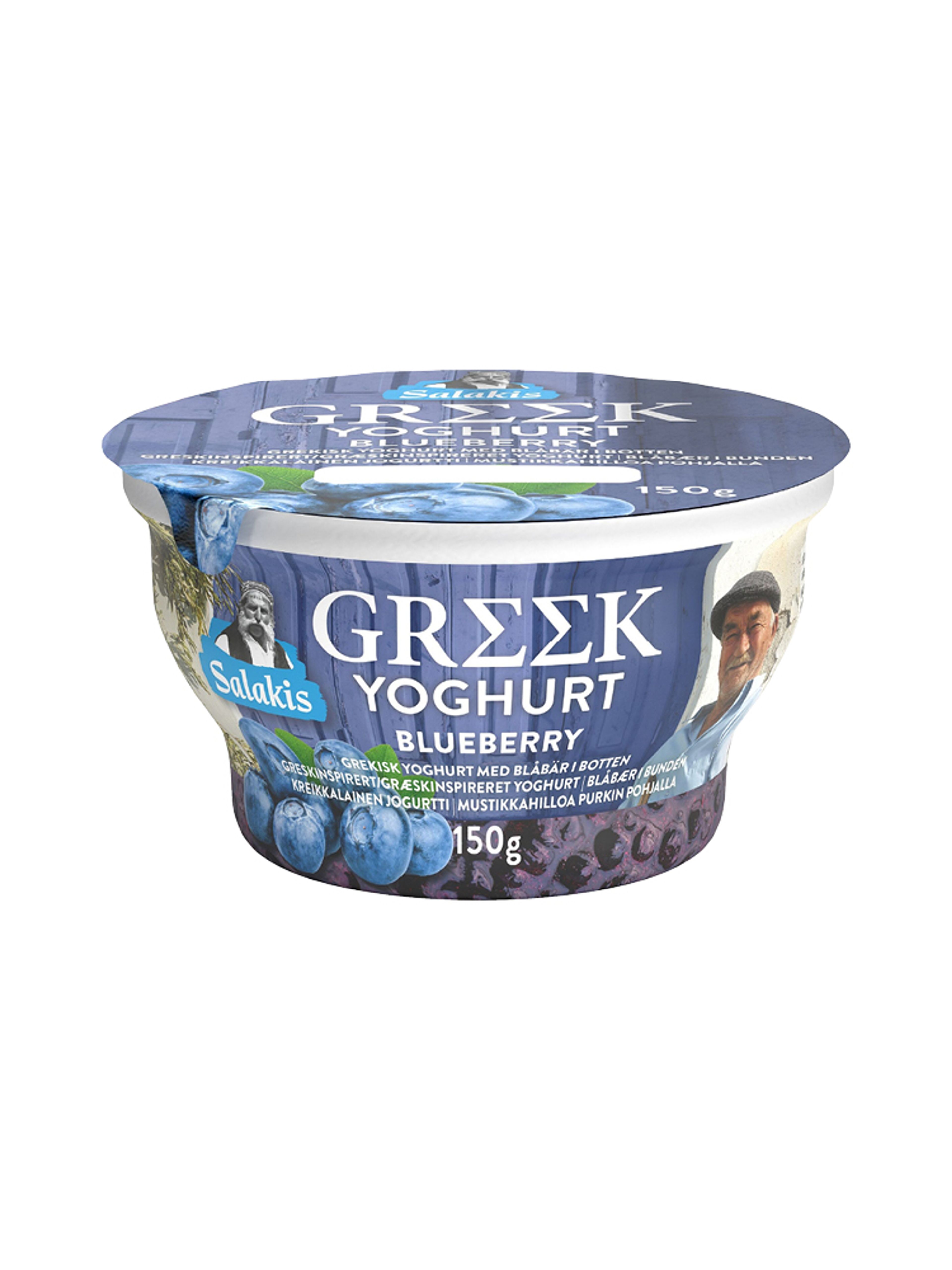 Produktbild som visar Grekisk Yoghurt Blåbär från Salakis