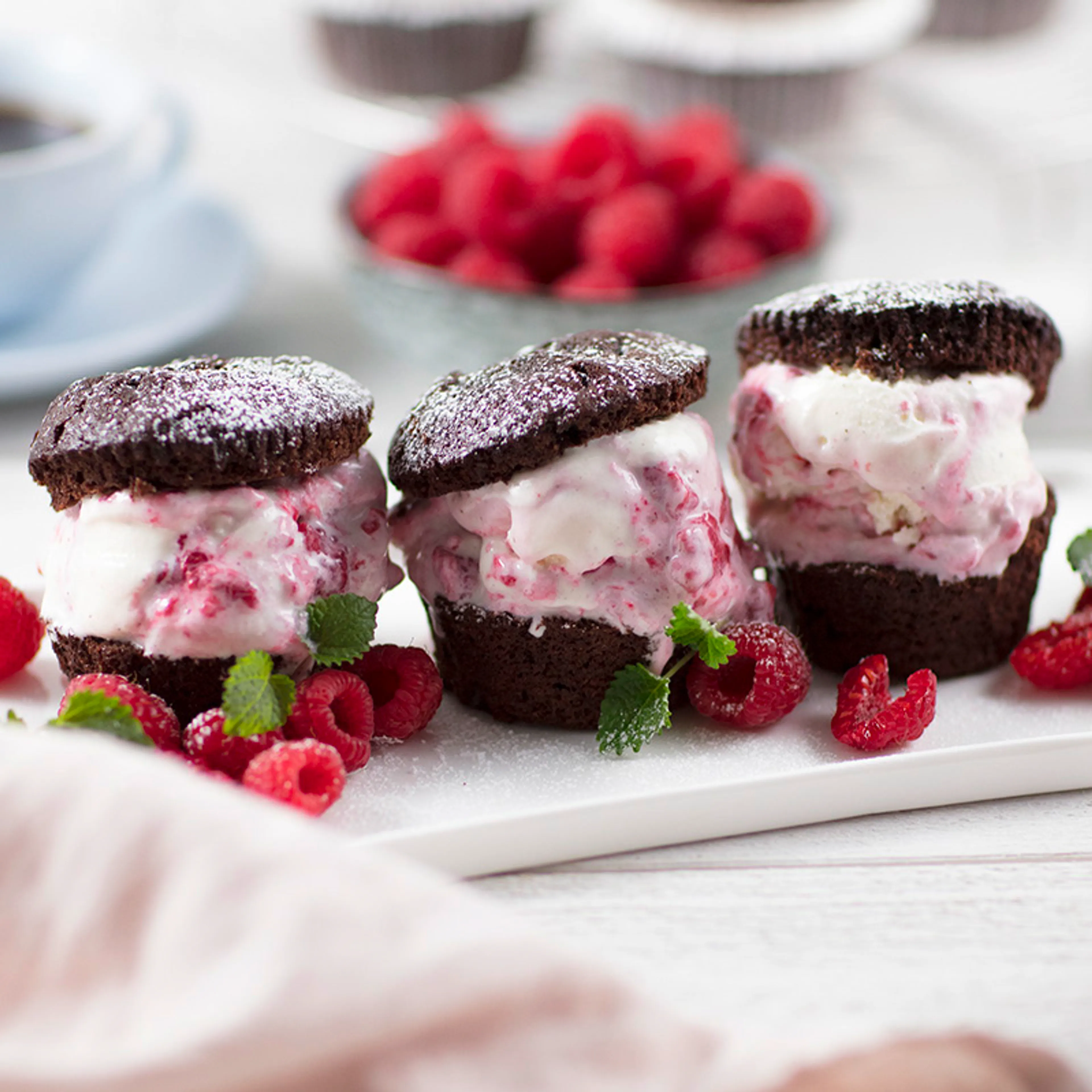 Chokladiga glutenfria glassmuffins från FRIA