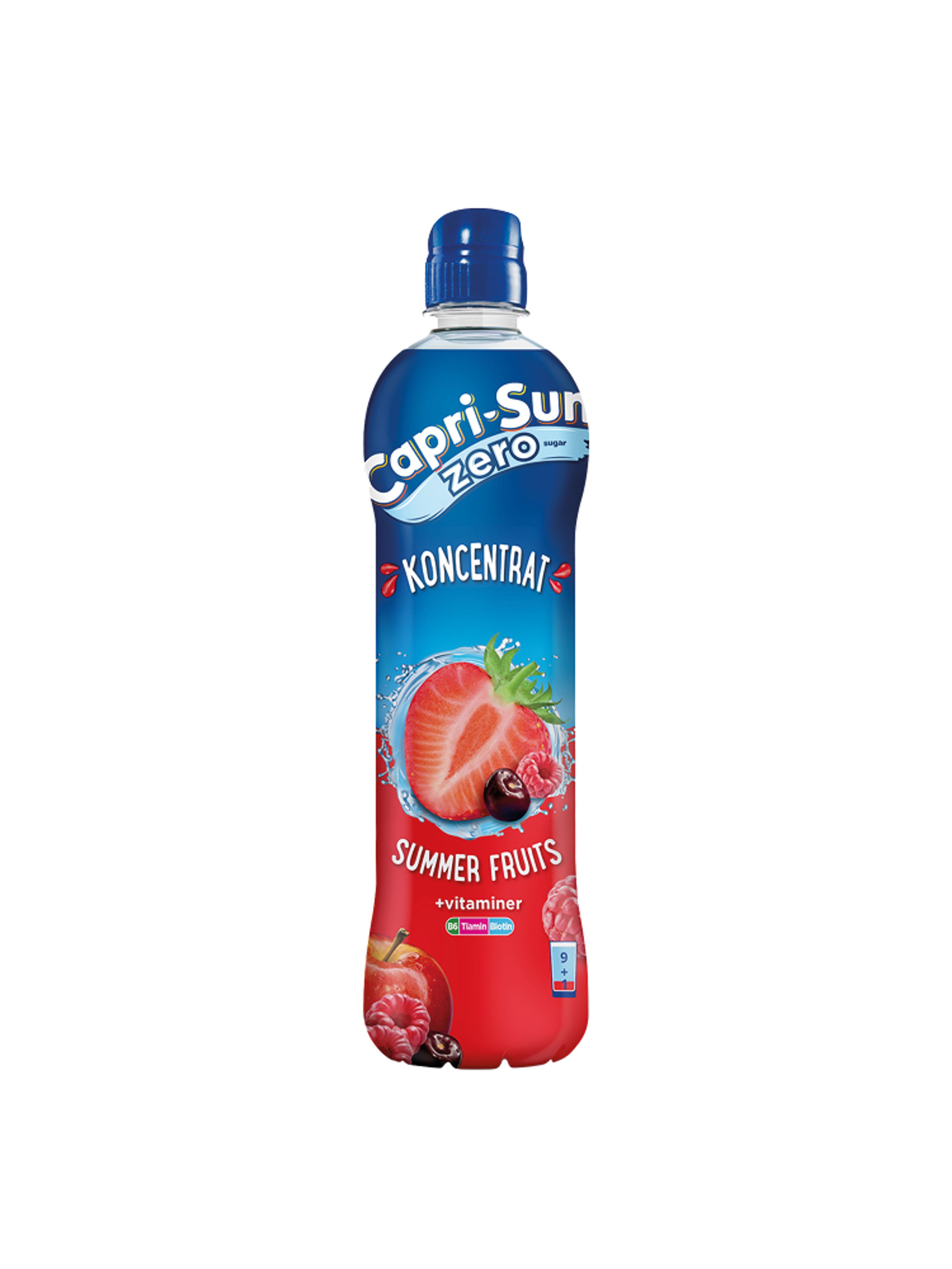 Produktbild som visar Zero Summer Fruits koncentrat från Capri-Sun