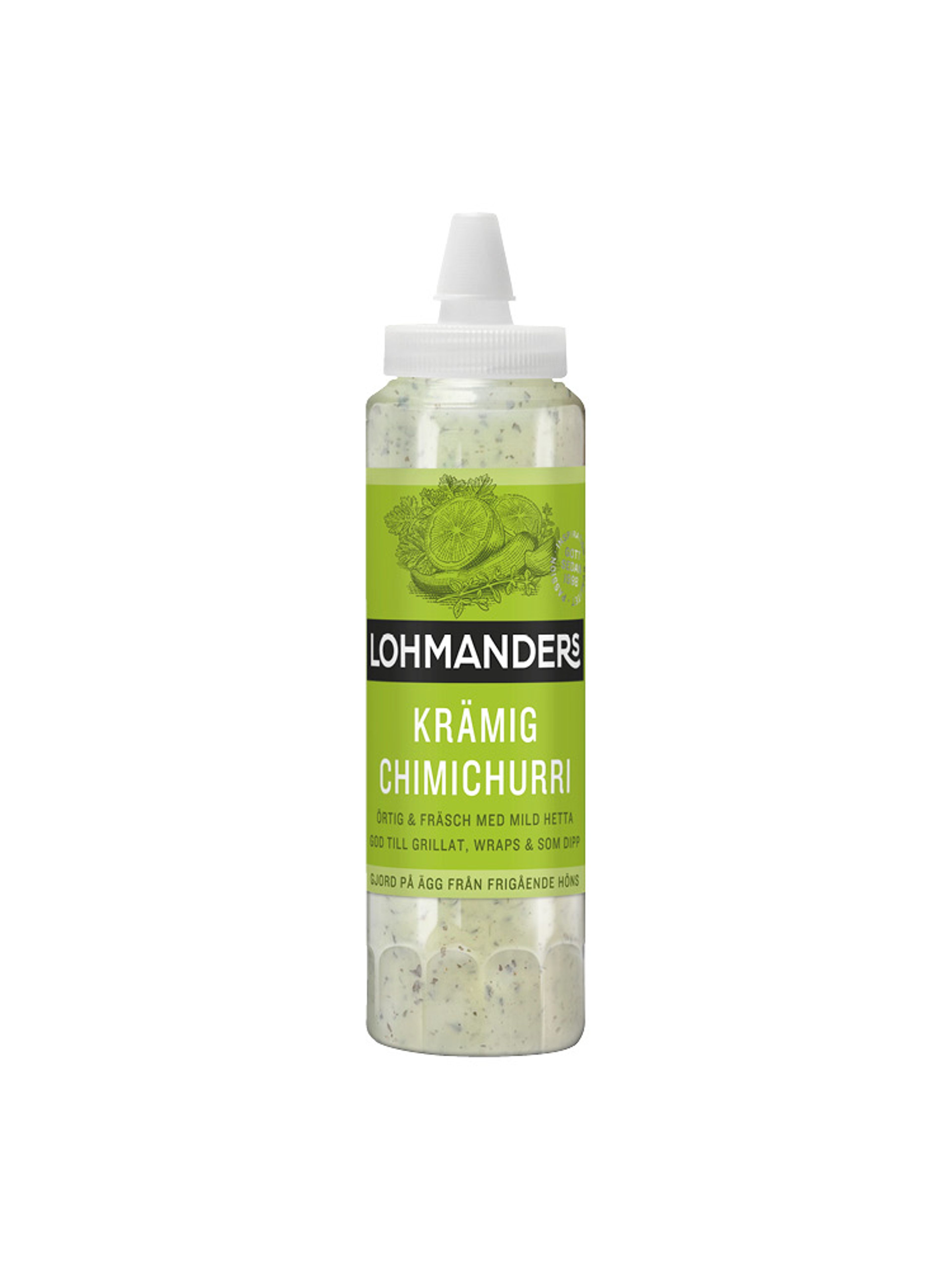 Produktbild som visar Krämig Chimichurri från Lohmanders