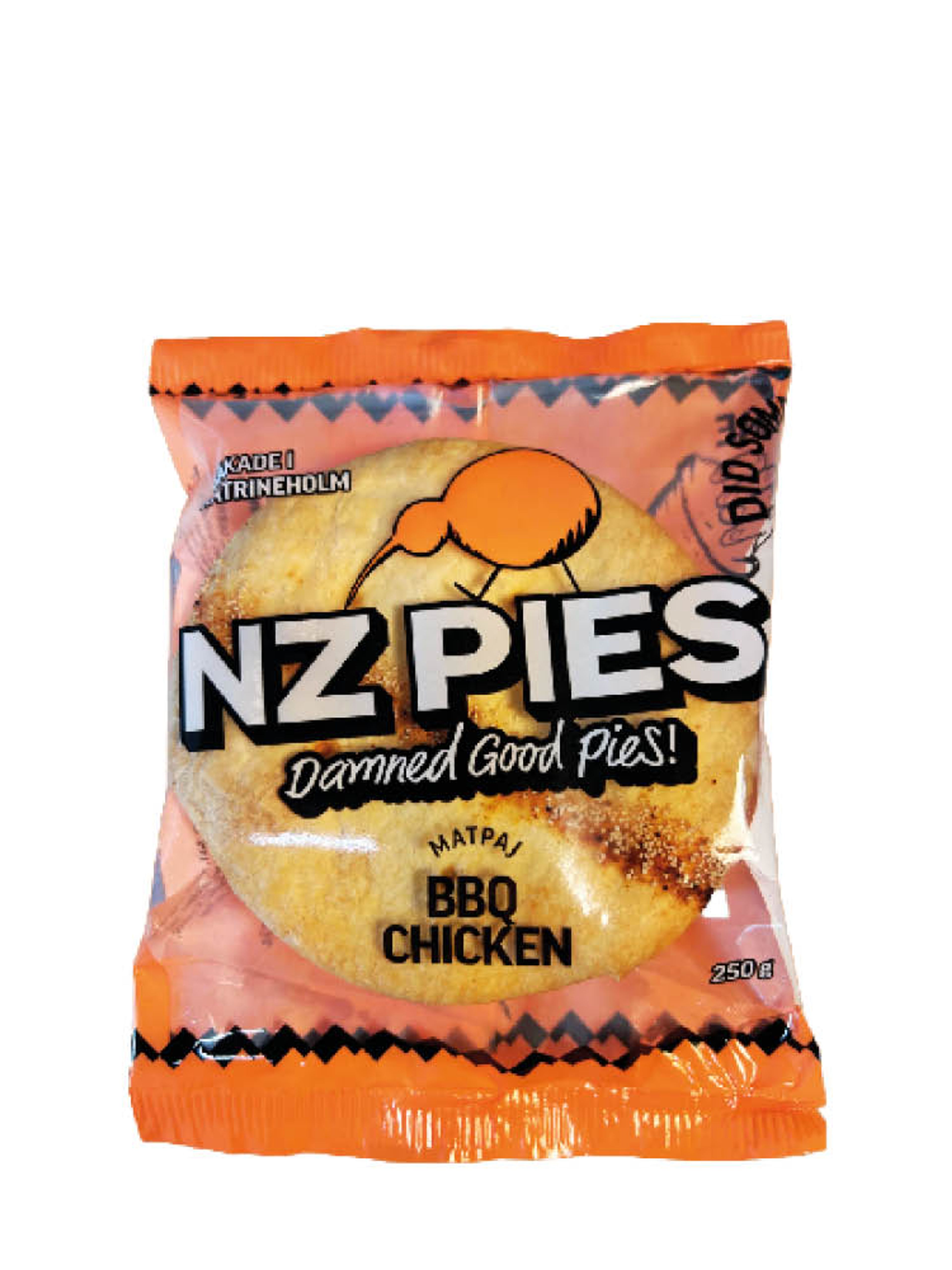 Produktbild som visar Matpaj BBQ Chicken från NZ Pies