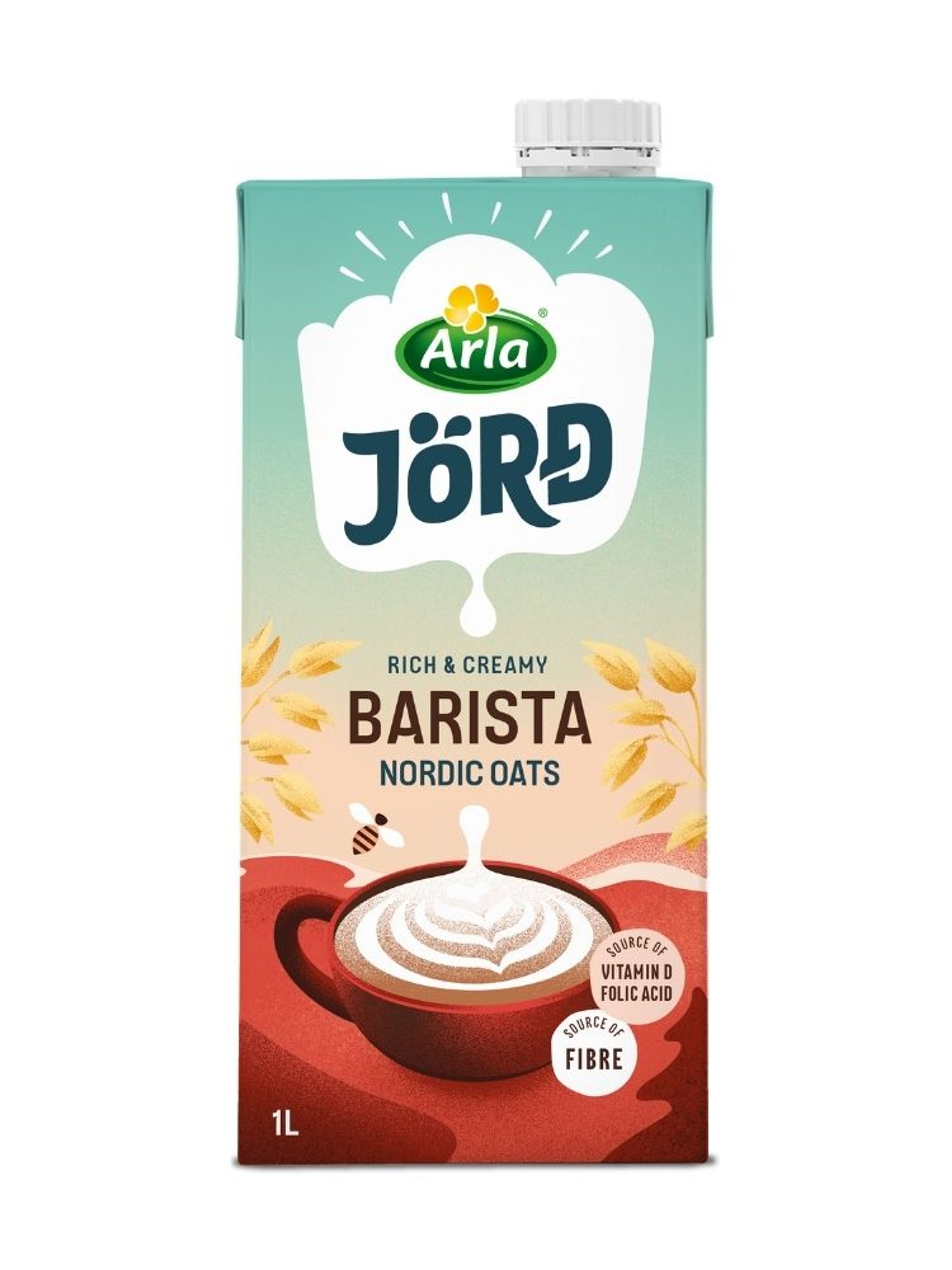 Produktbild som visar Havre barista m lång hållbarhet 3% från Arla JÖRĐ®