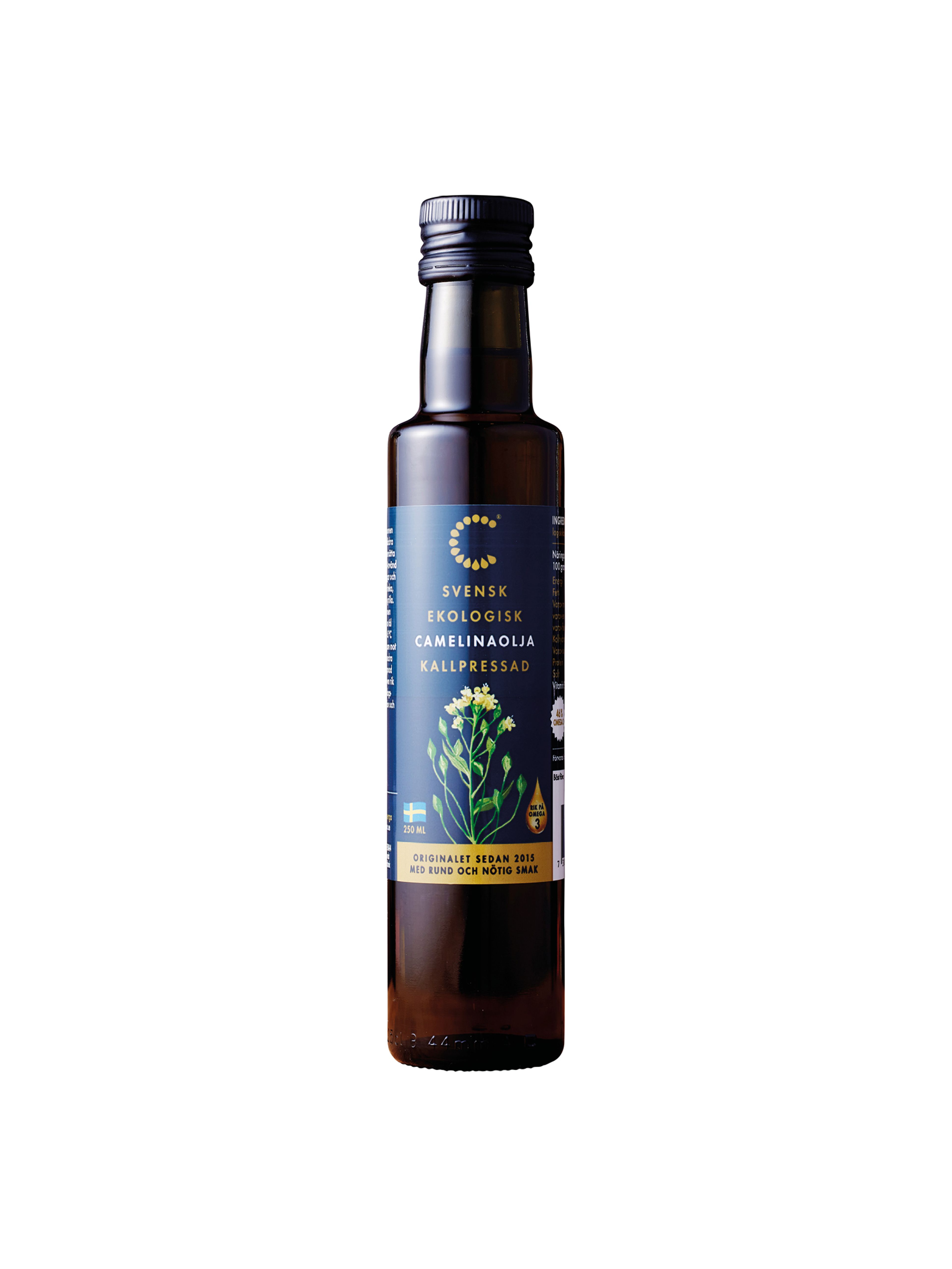 Produktbild som visar Camelinaolja från Camelina of Sweden