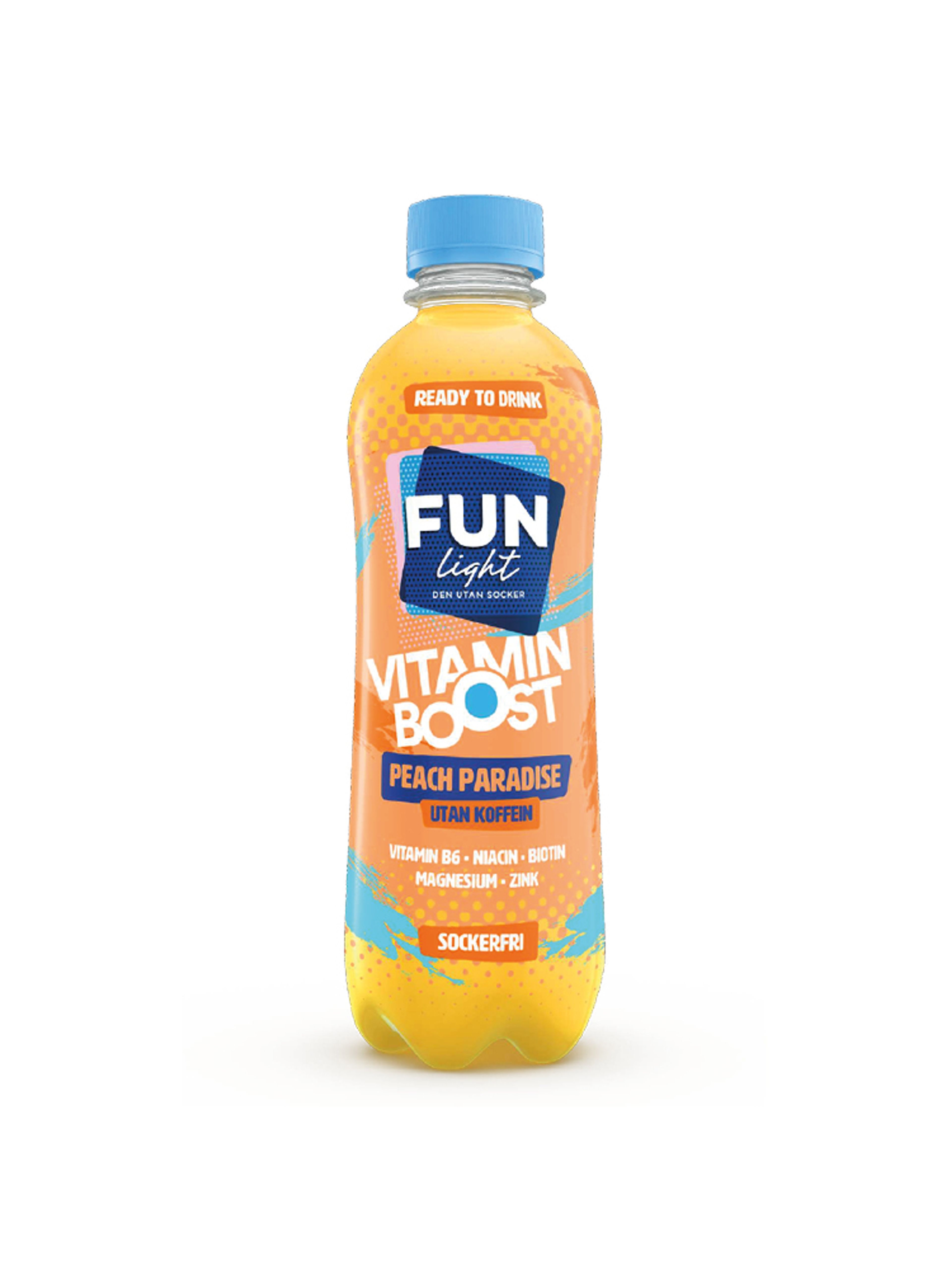 Produktbild som visar Vitamin Boost Peach Paradise från Fun light