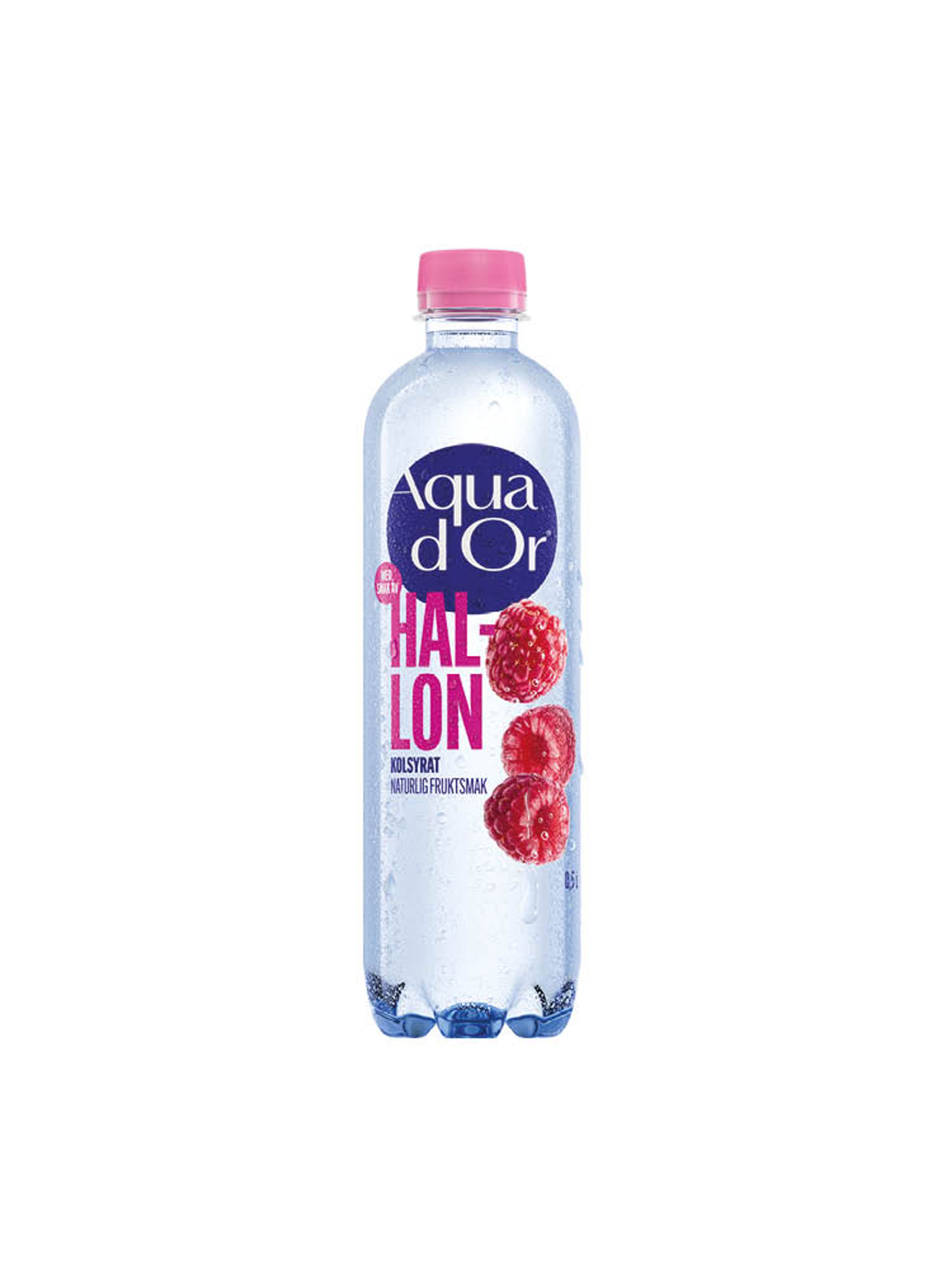 Produktbild som visar Kolsyrat vatten Hallon från Aqua d'Or