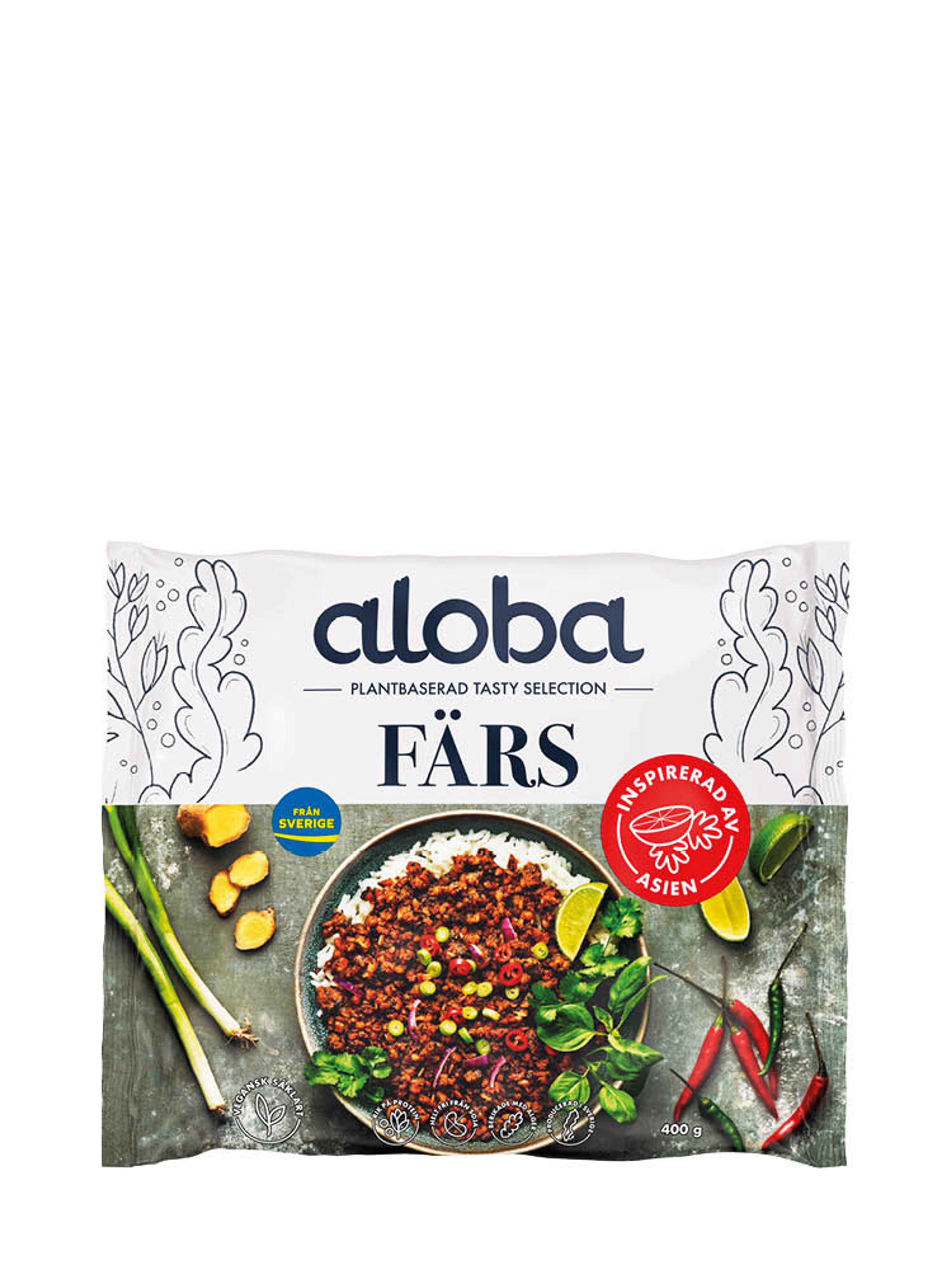 Produktbild som visar Plantbaserad Färs Asiatisk från Aloba