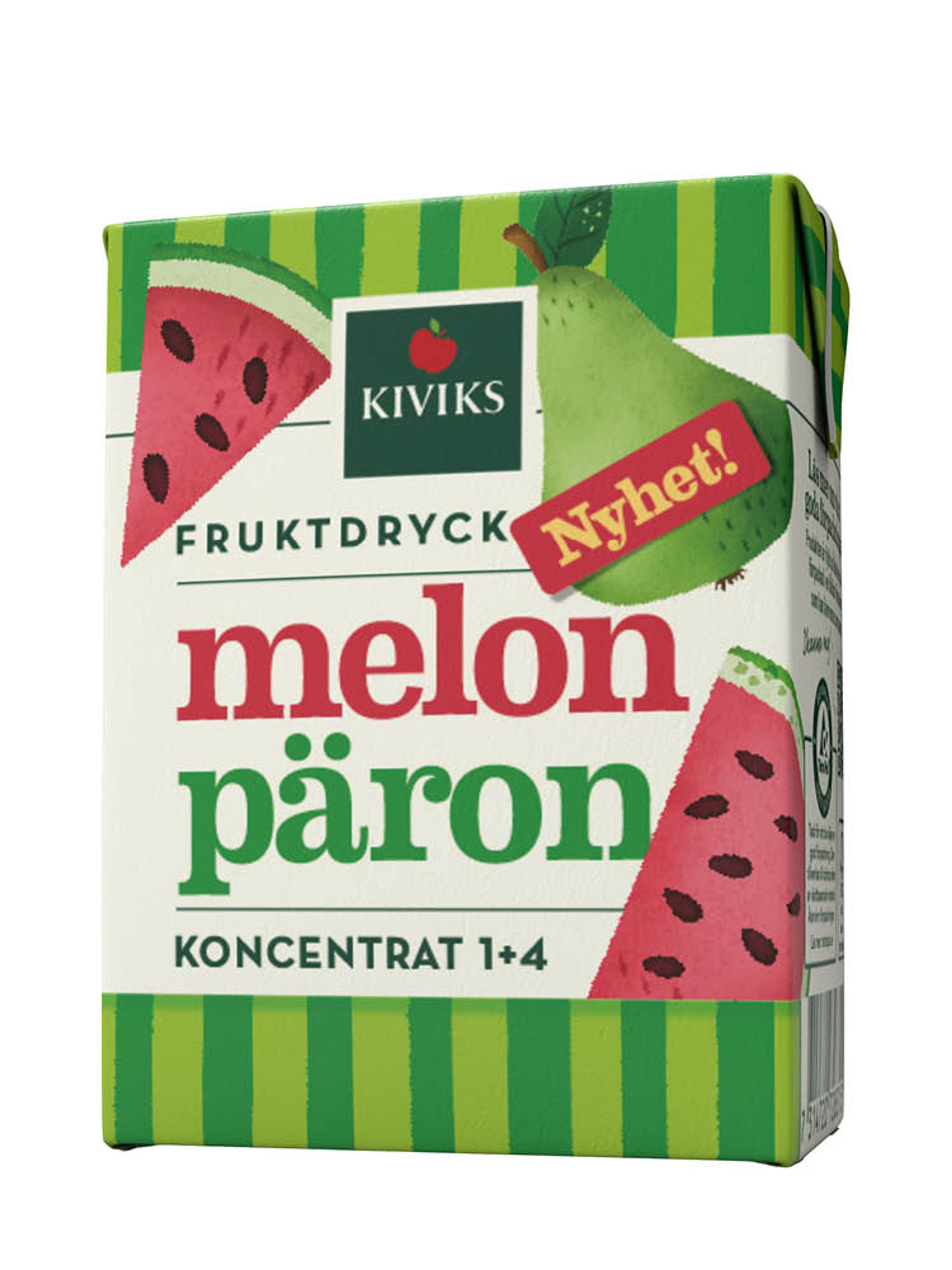 Produktbild som visar Melon Päron Fruktdryckskoncentrat från Kiviks Musteri