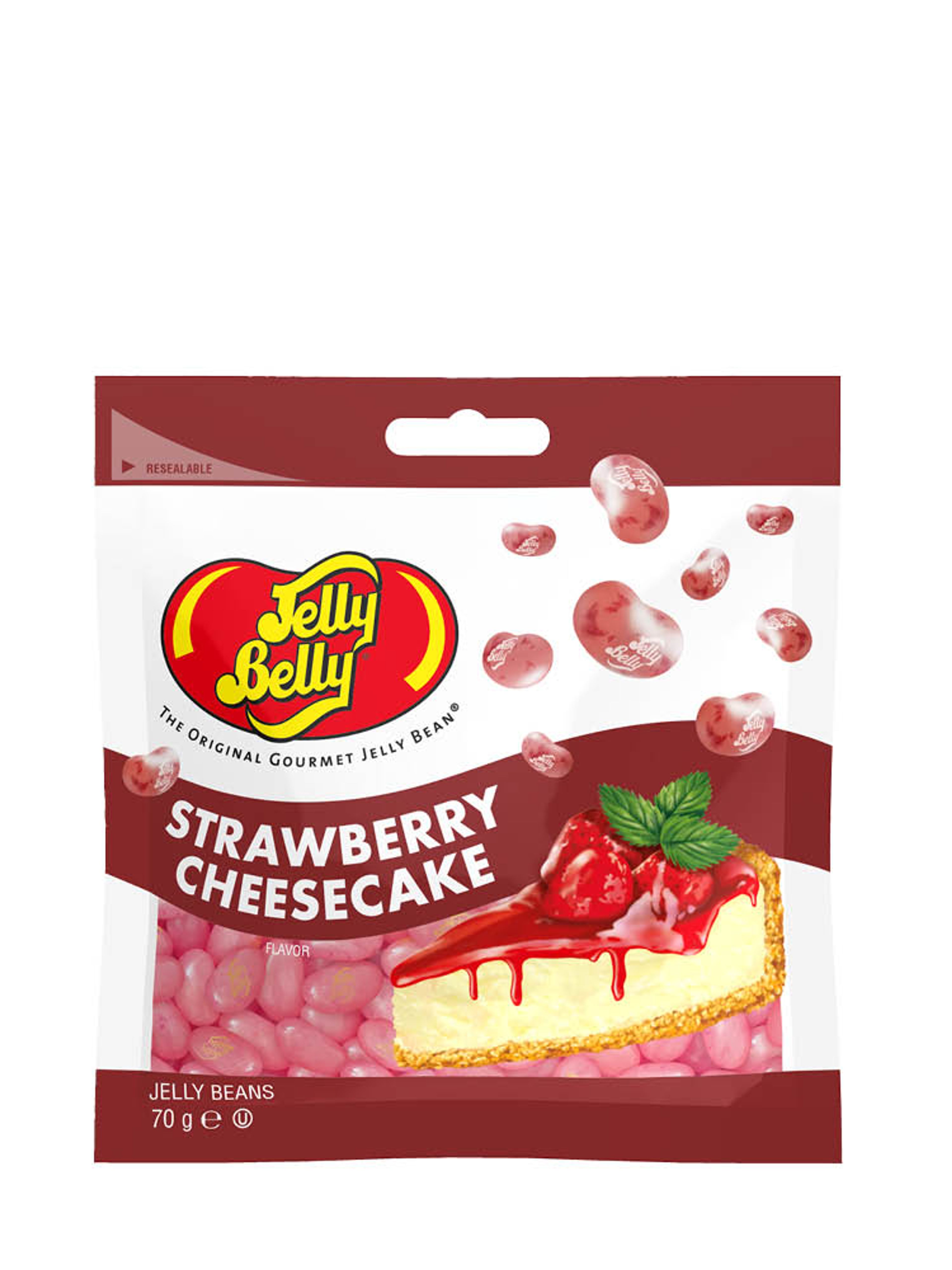Produktbild som visar Gelébönor Strawberry Cheesecake från Jelly Belly®