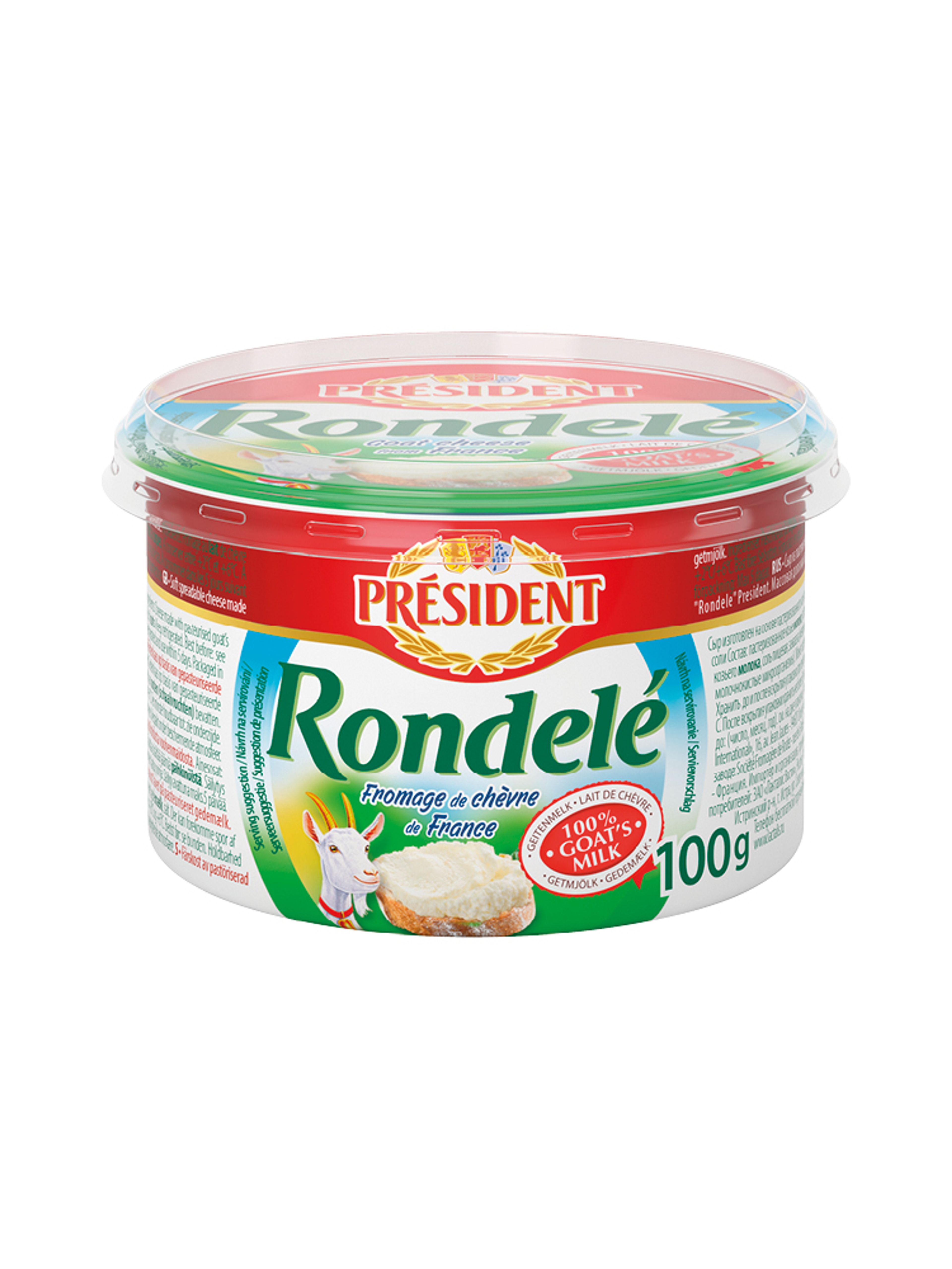 Produktbild som visar Rondelé Getost från Président