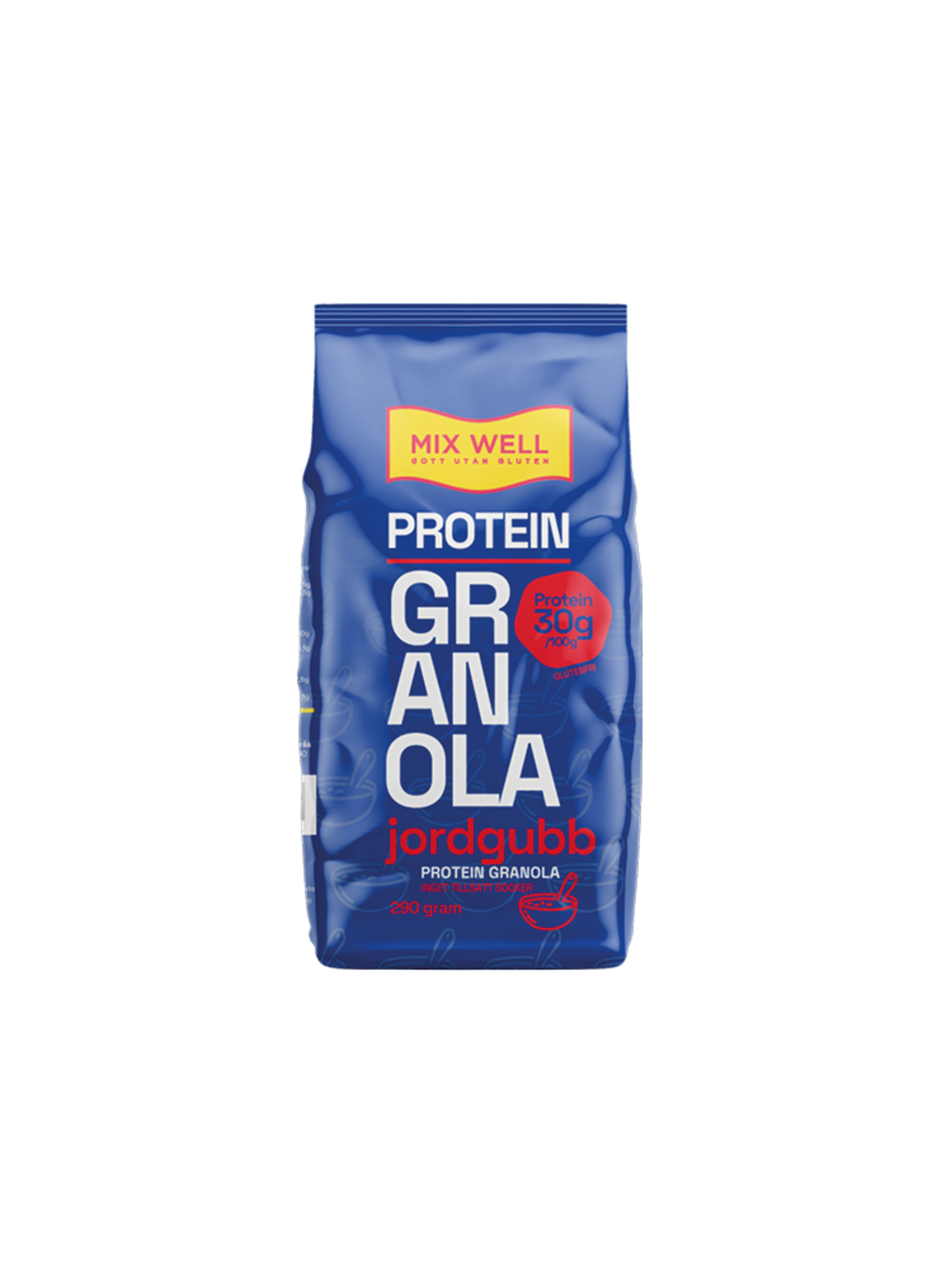 Produktbild som visar Protein Granola Jordgubb från Mixwell