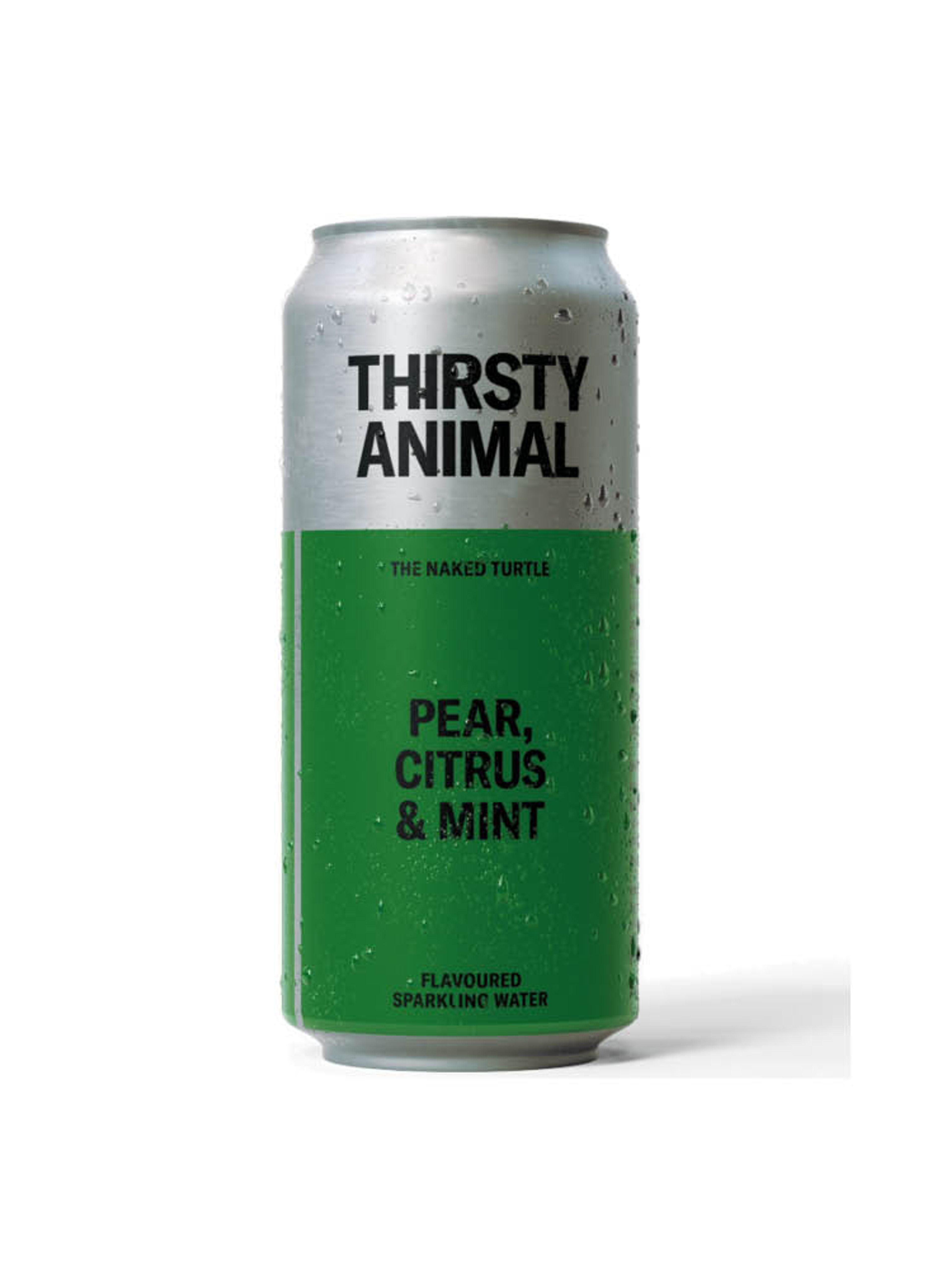 Produktbild som visar The Naked Turtle Pear, Citrus, Mint från Thirsty Animal