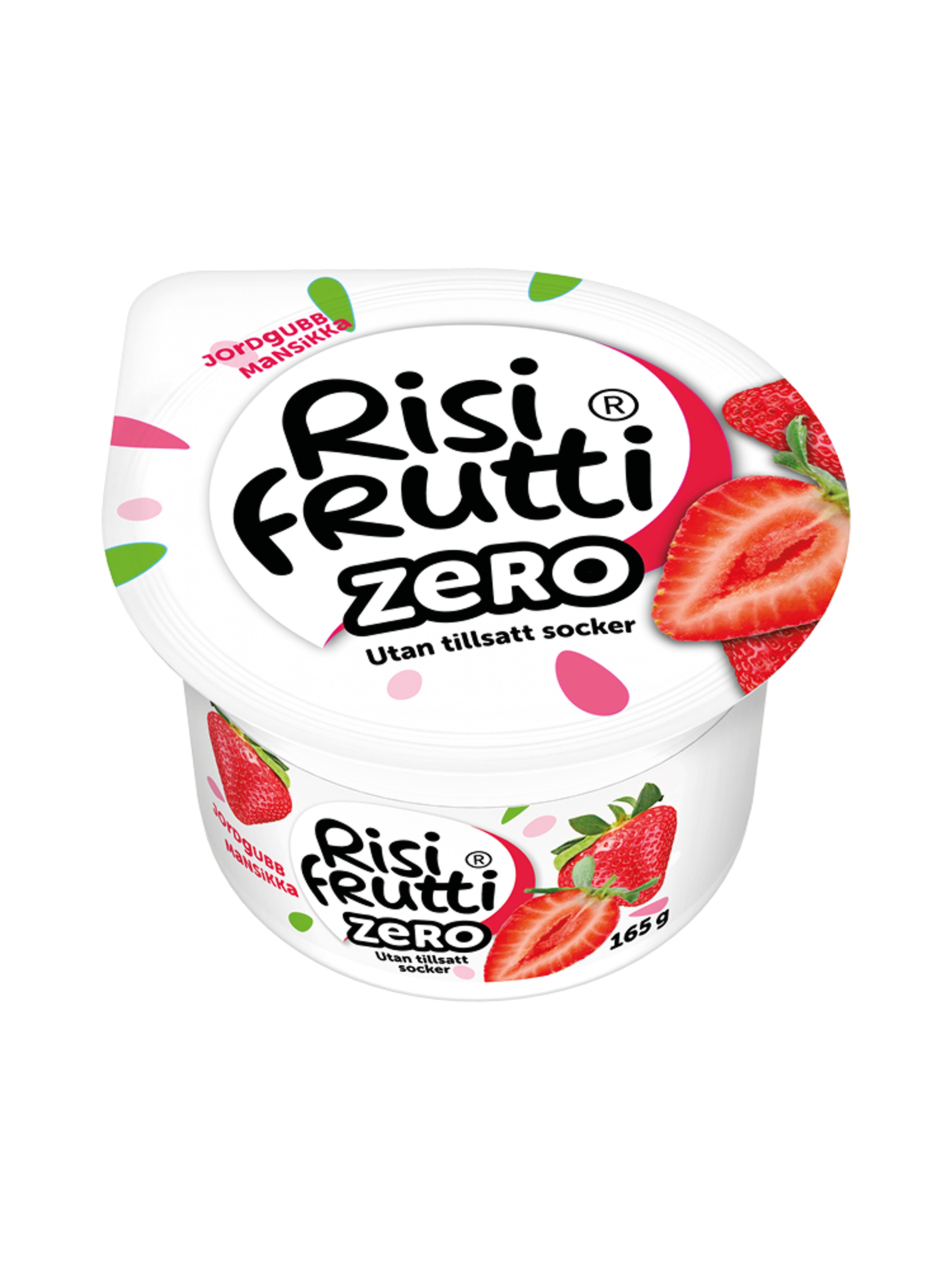 Produktbild som visar Risifrutti Zero Jordgubb från Risifrutti
