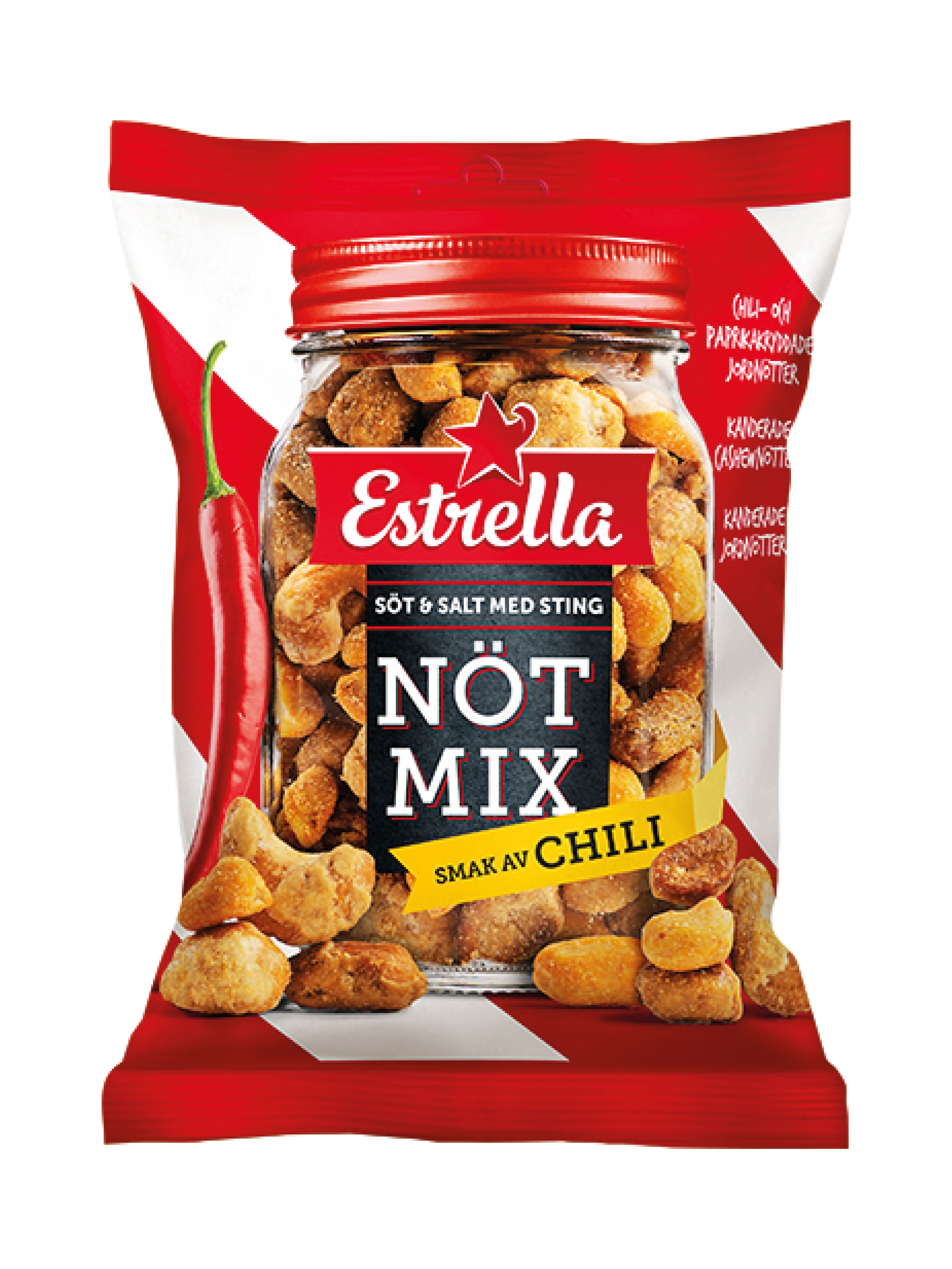 Produktbild som visar Nötmix Chili från Estrella