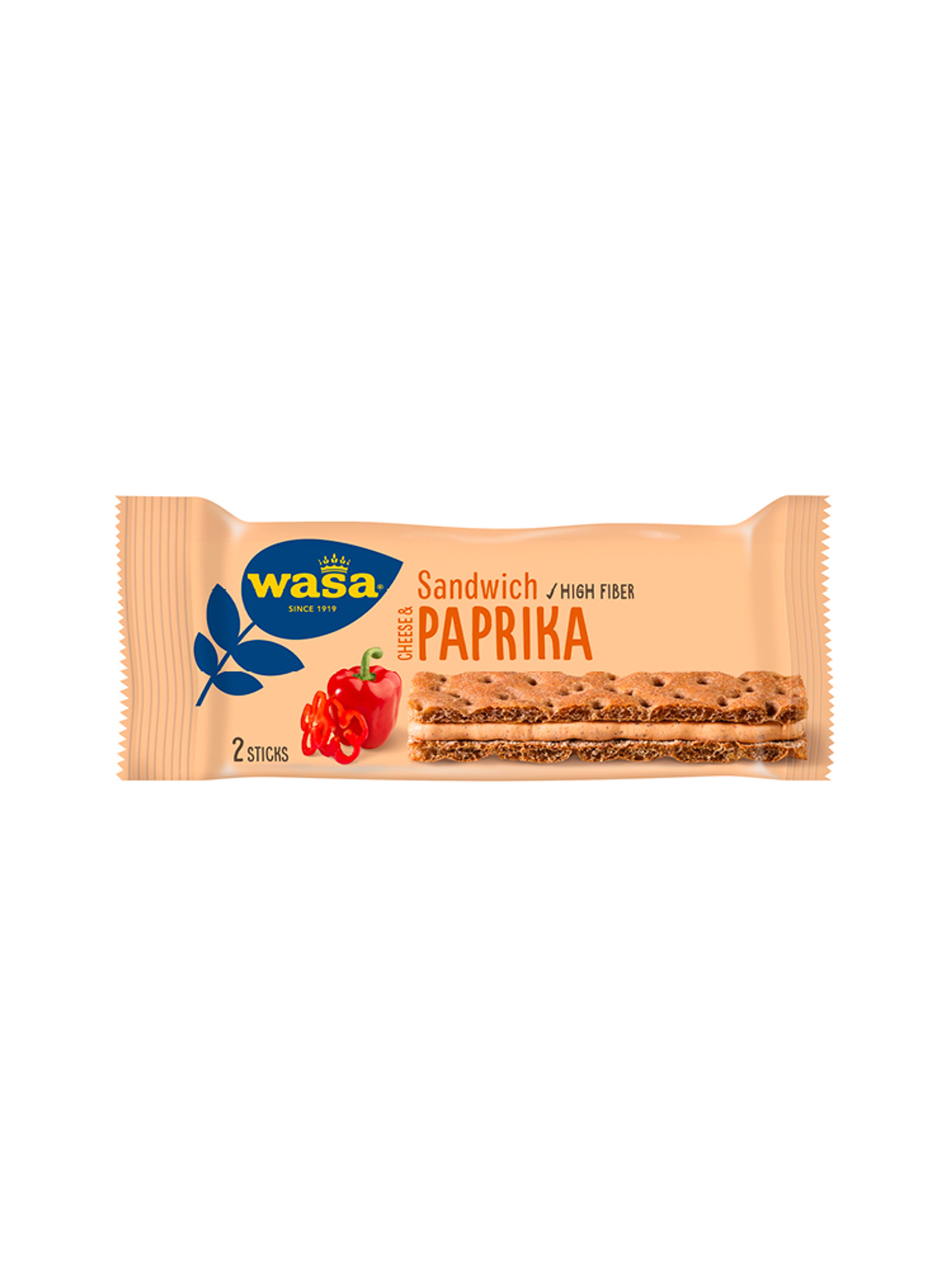 Produktbild som visar Sandwich Cheese & Paprika från Wasa