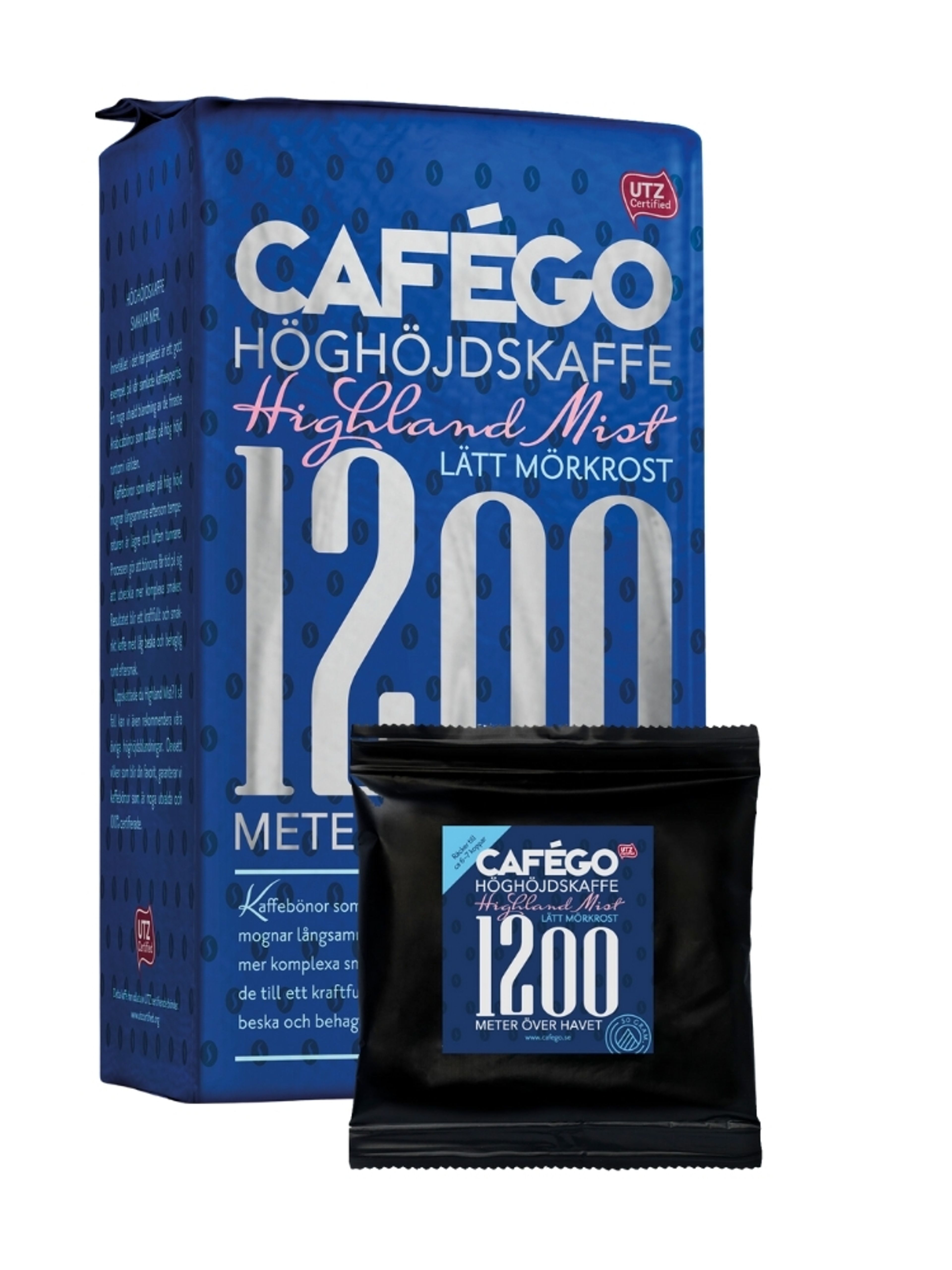 Produktbild som visar Kaffe Highland Mist (provpåse) från Cafégo