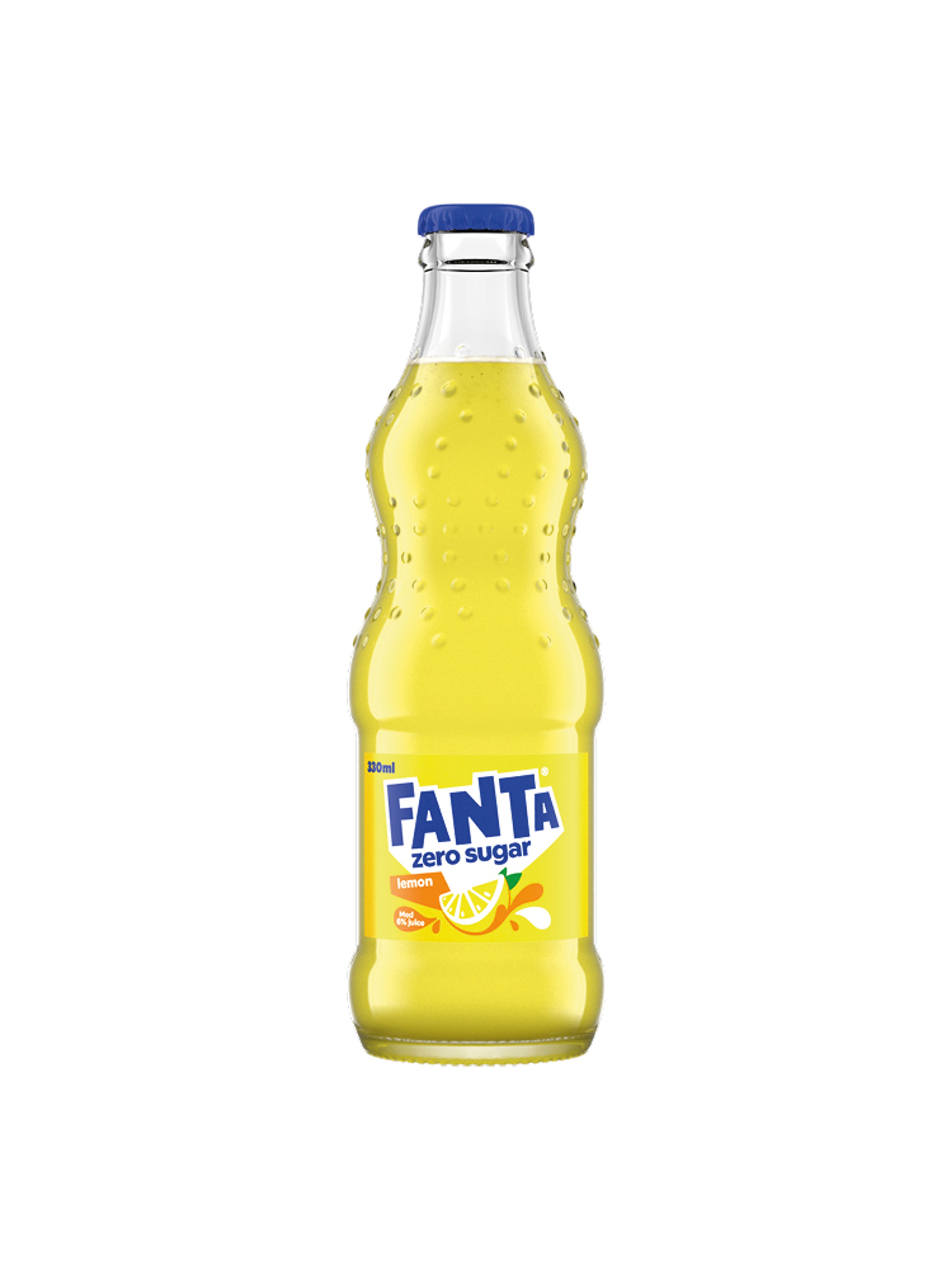 Produktbild som visar Fanta Lemon Zero från Fanta