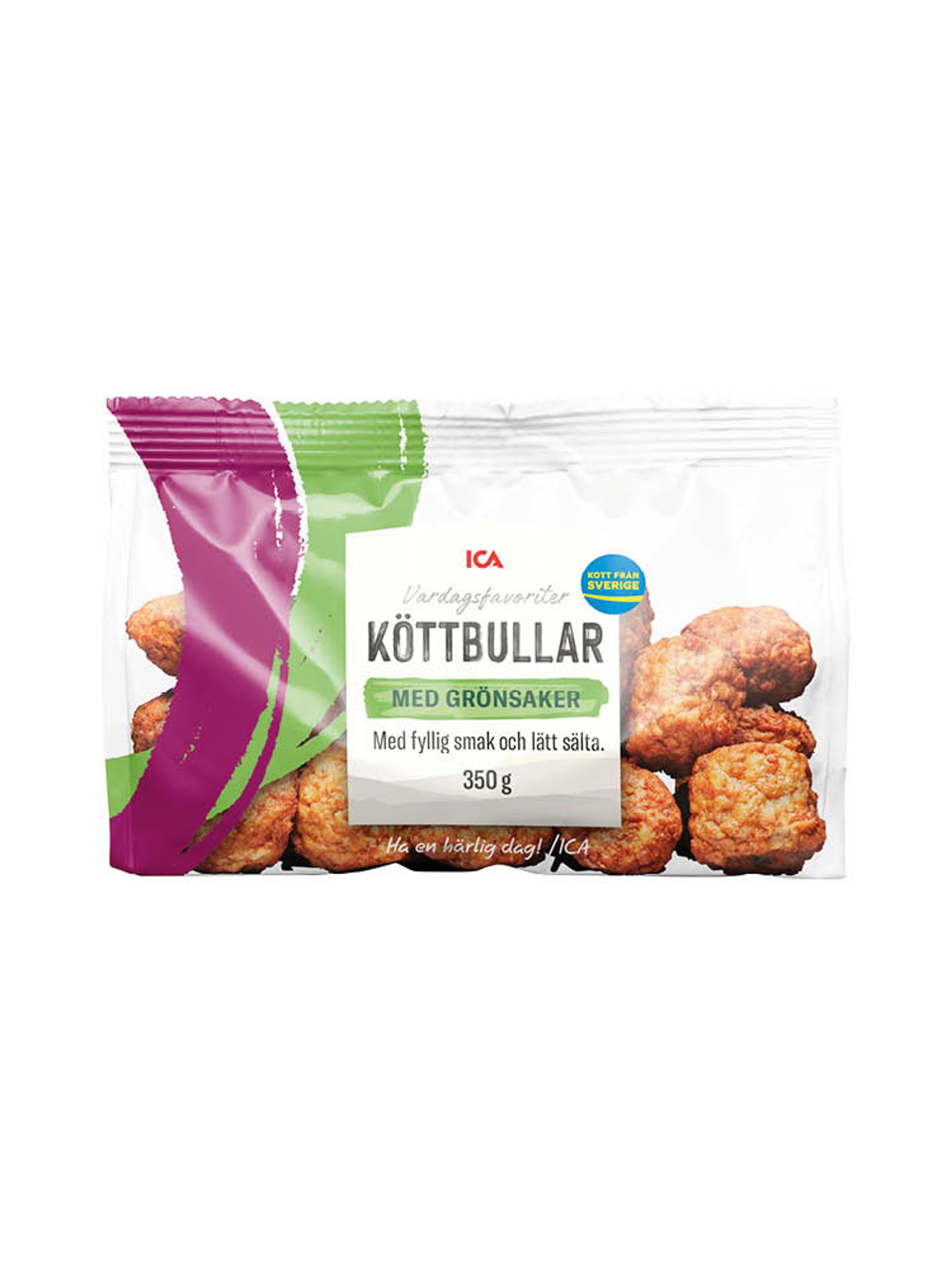 Produktbild som visar Köttbullar med grönsaker från ICA