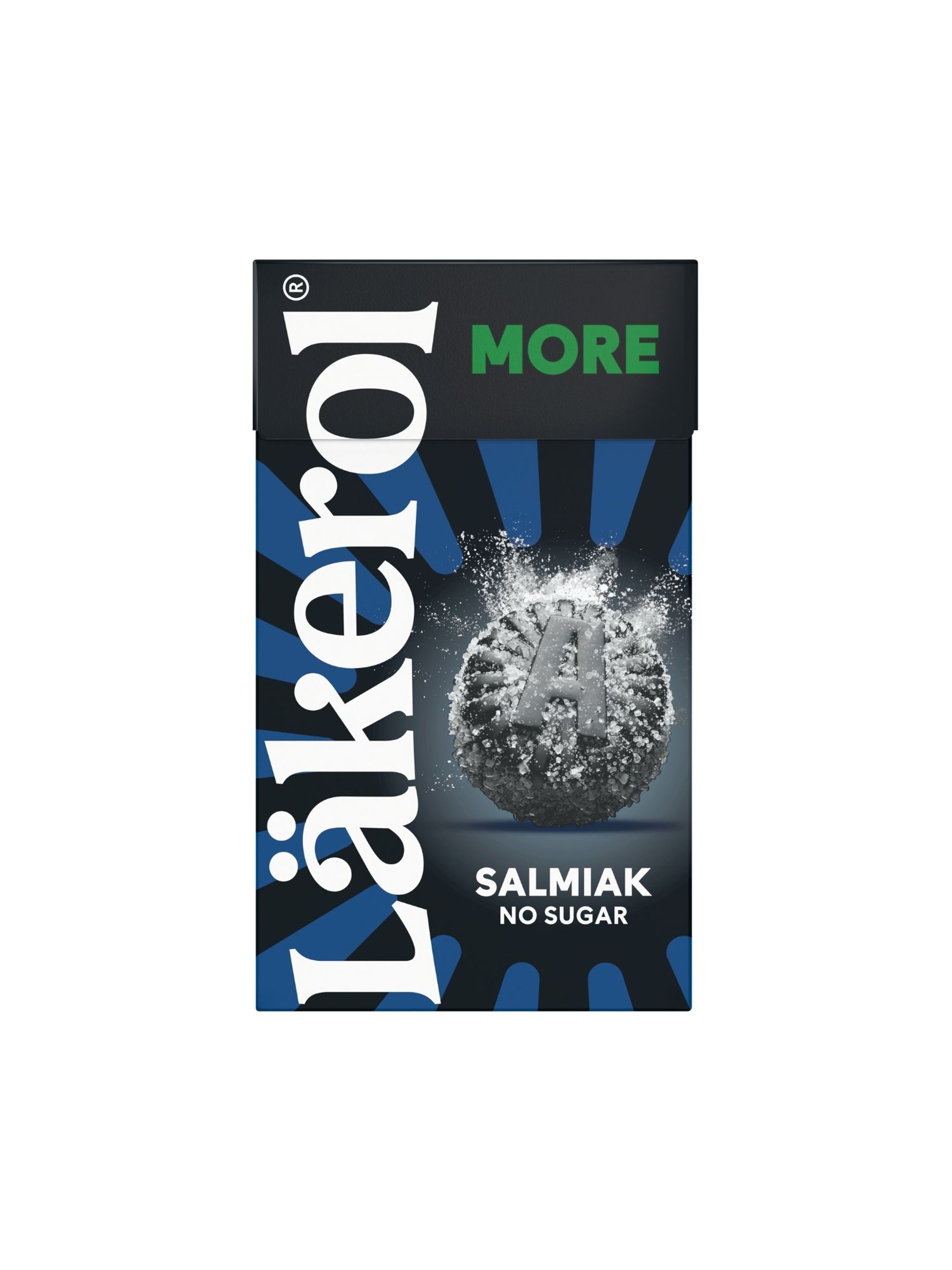 Produktbild som visar MORE Salmiak från Läkerol