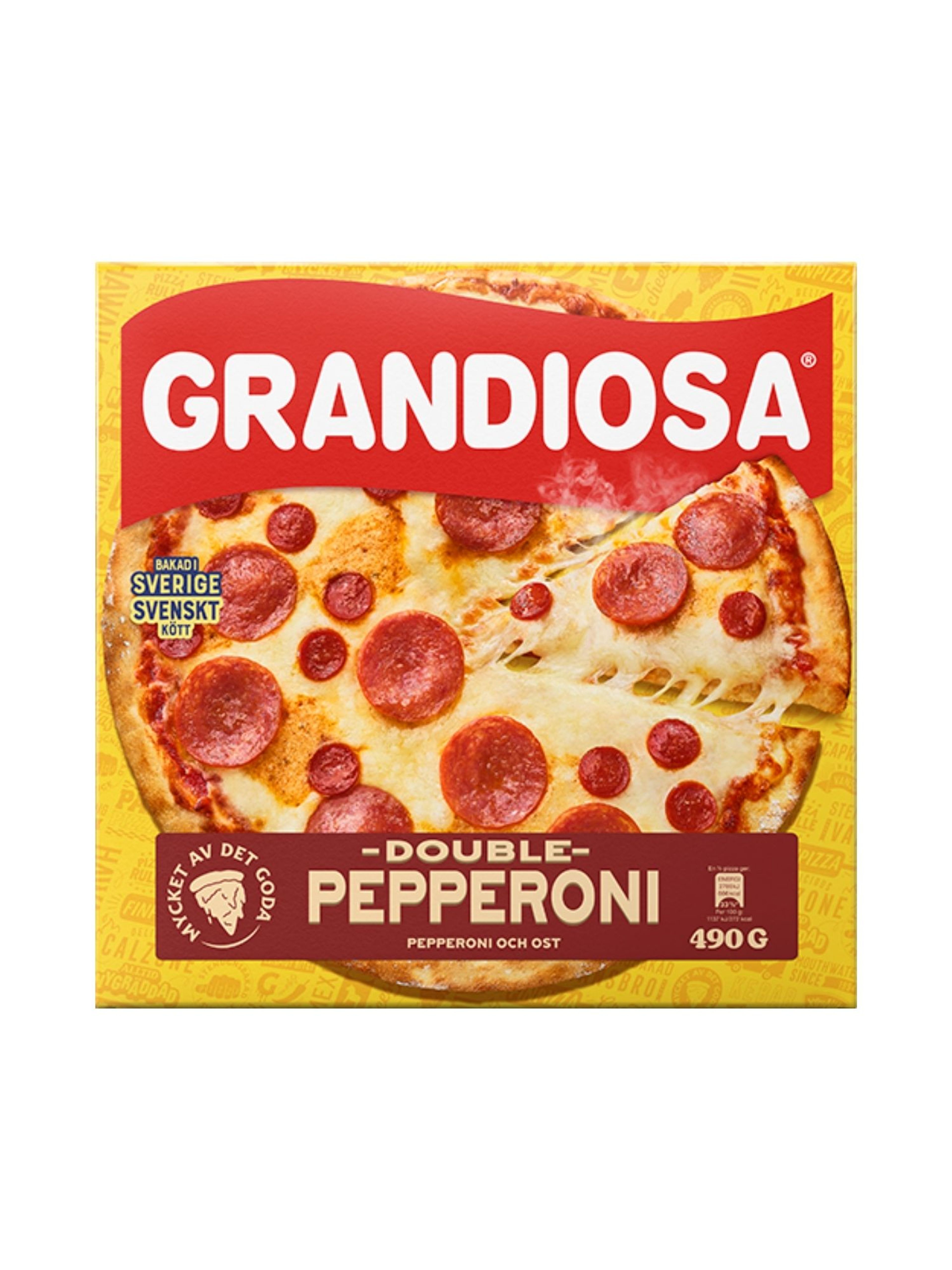Produktbild som visar Grandiosa Double Pepperoni från Grandiosa