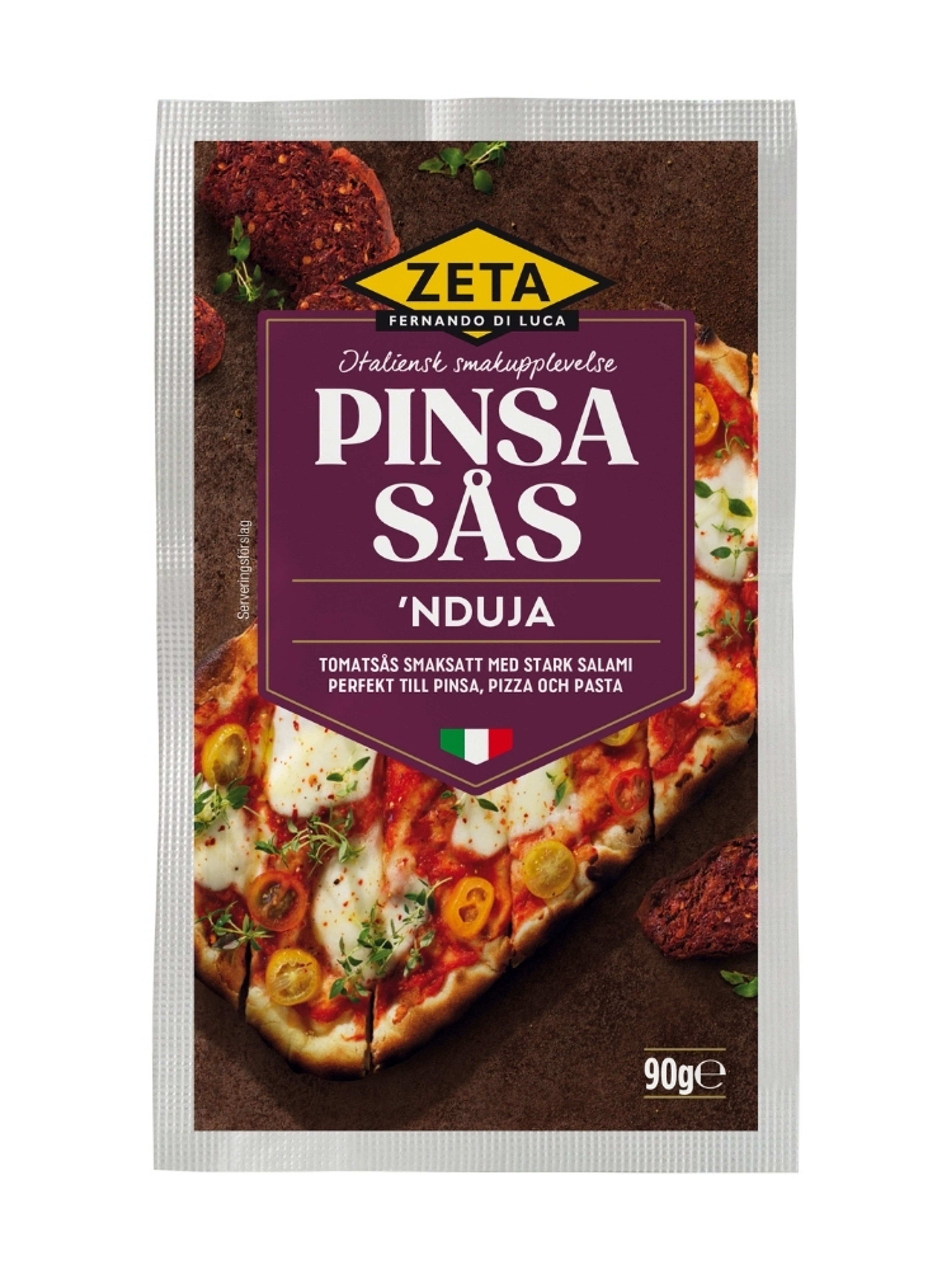 Produktbild som visar Pinsasås 'Njuda från Zeta