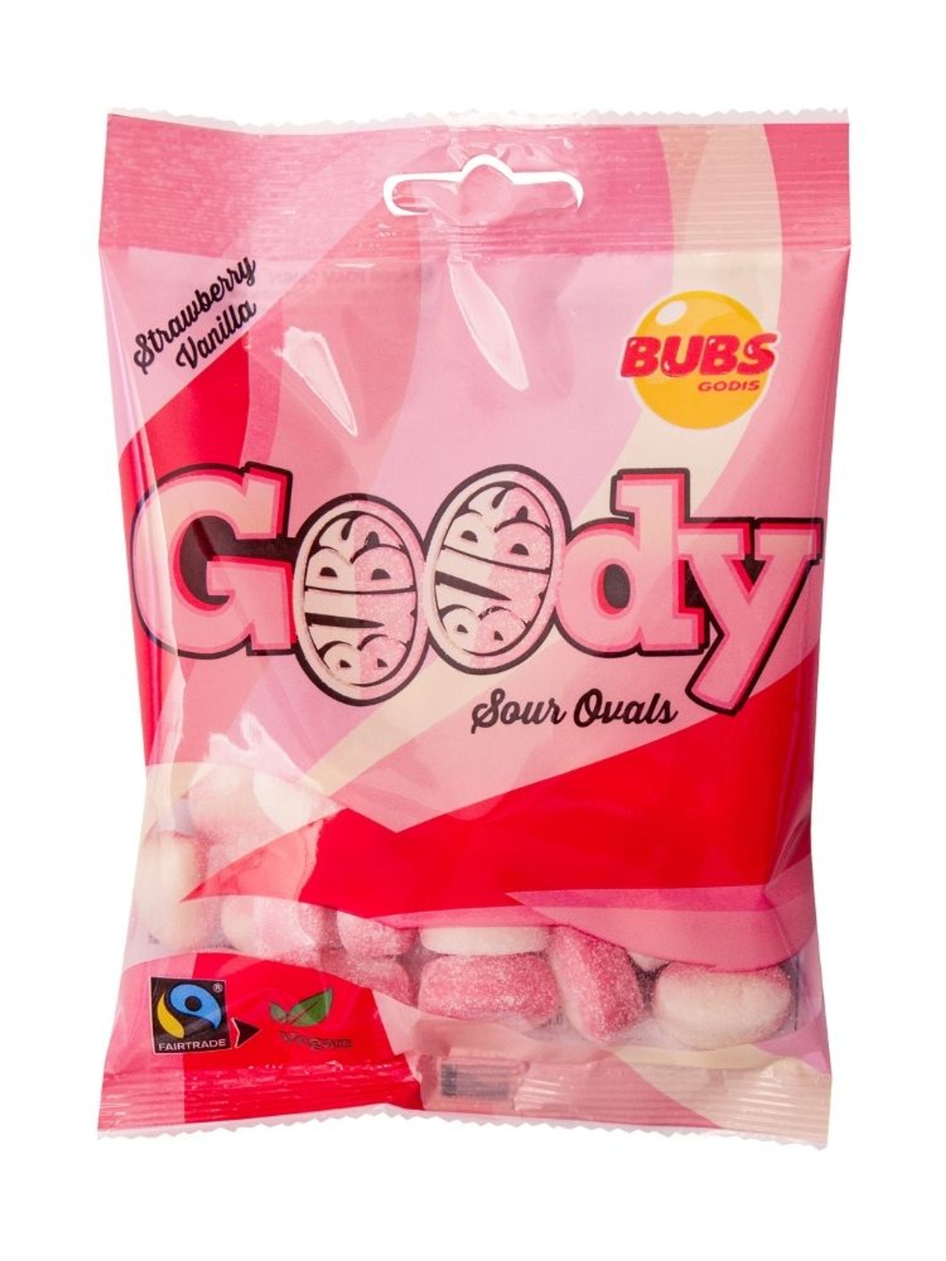 Produktbild som visar GOODY Strawberry/Vanilla från Bubs