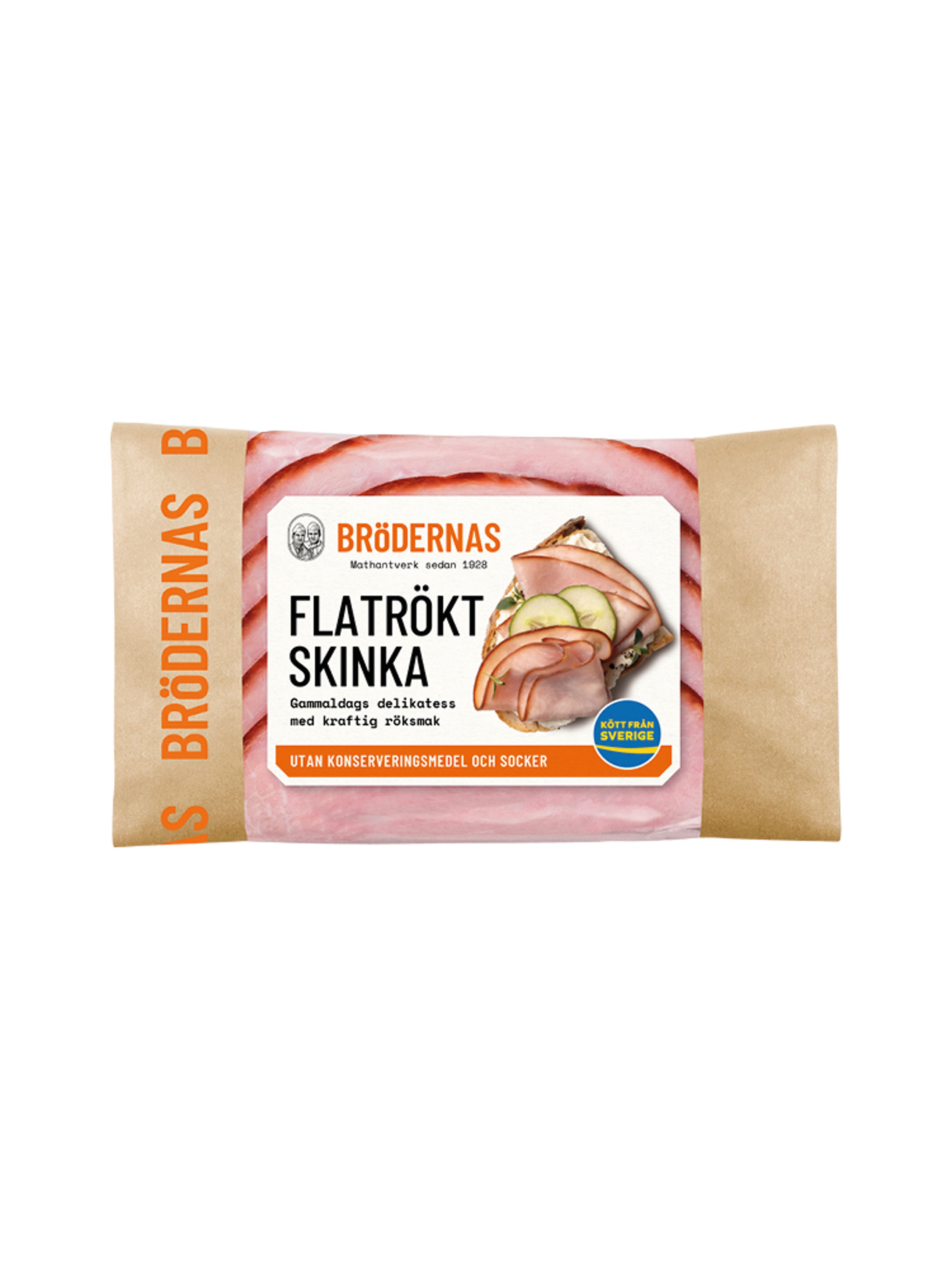 Produktbild som visar Flatrökt Skinka från Brödernas