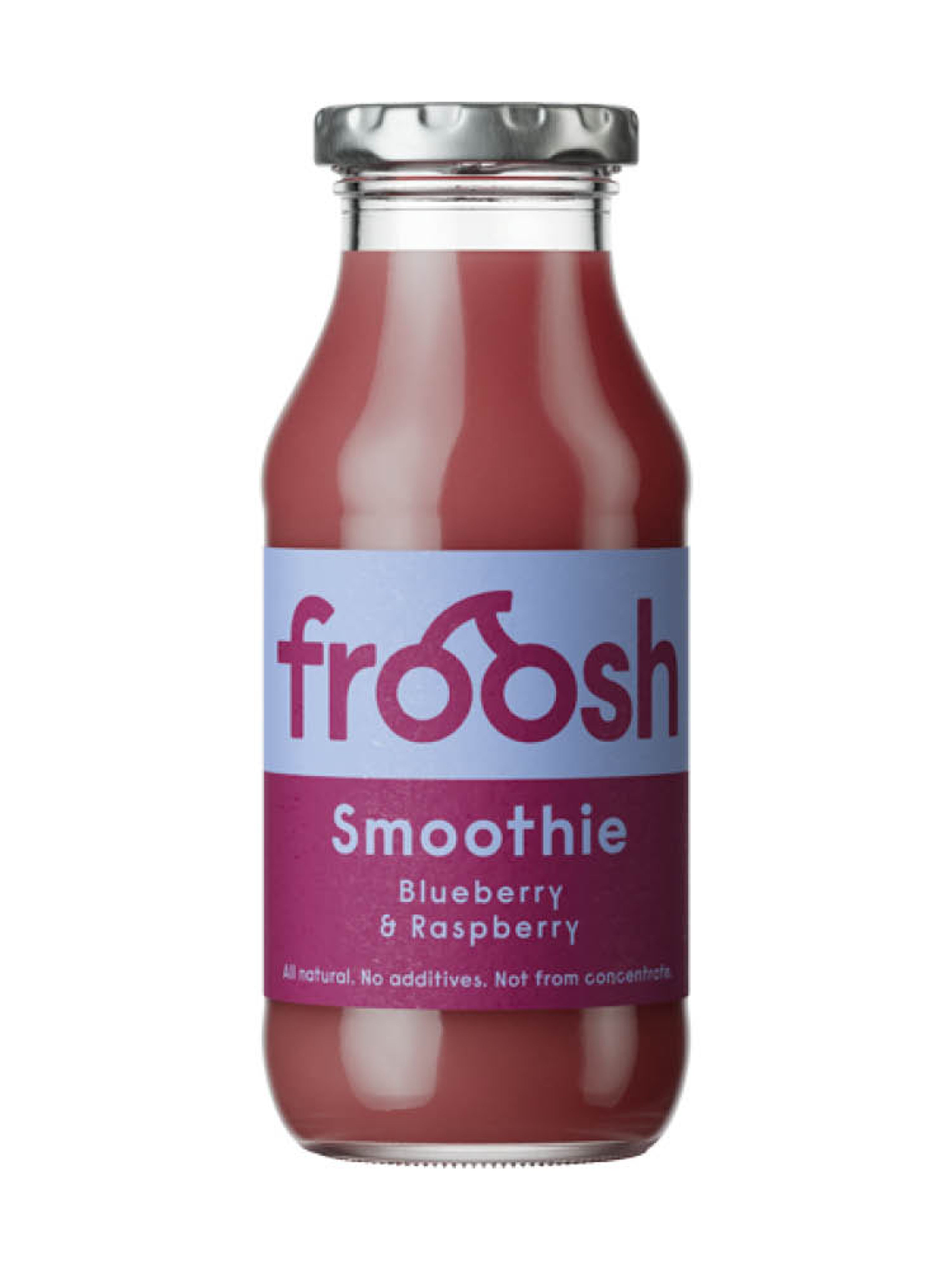 Produktbild som visar Smoothie Blåbär & Hallon från Froosh