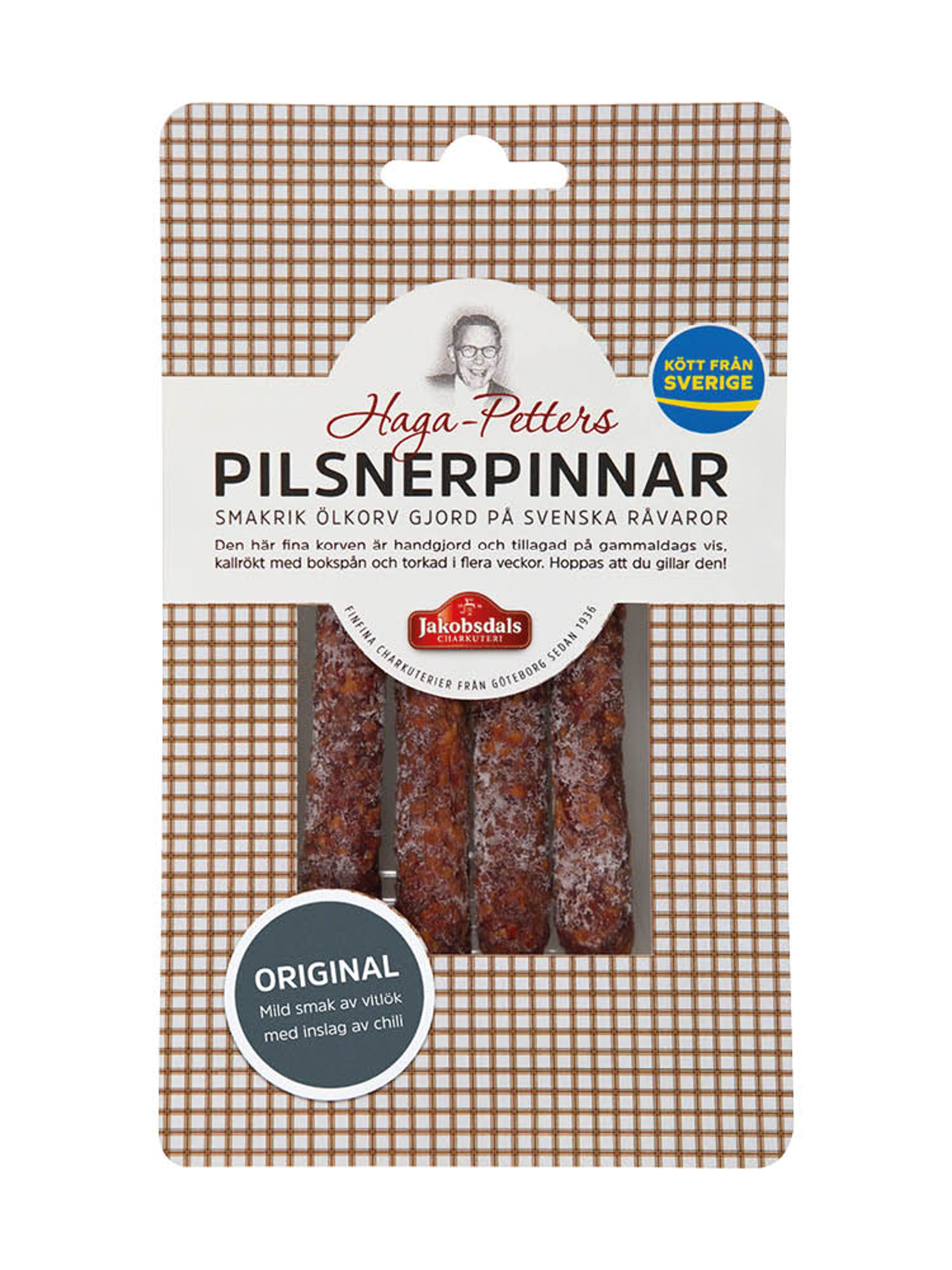 Produktbild som visar Haga-Petters Pilsnerpinnar Original från Jakobsdals