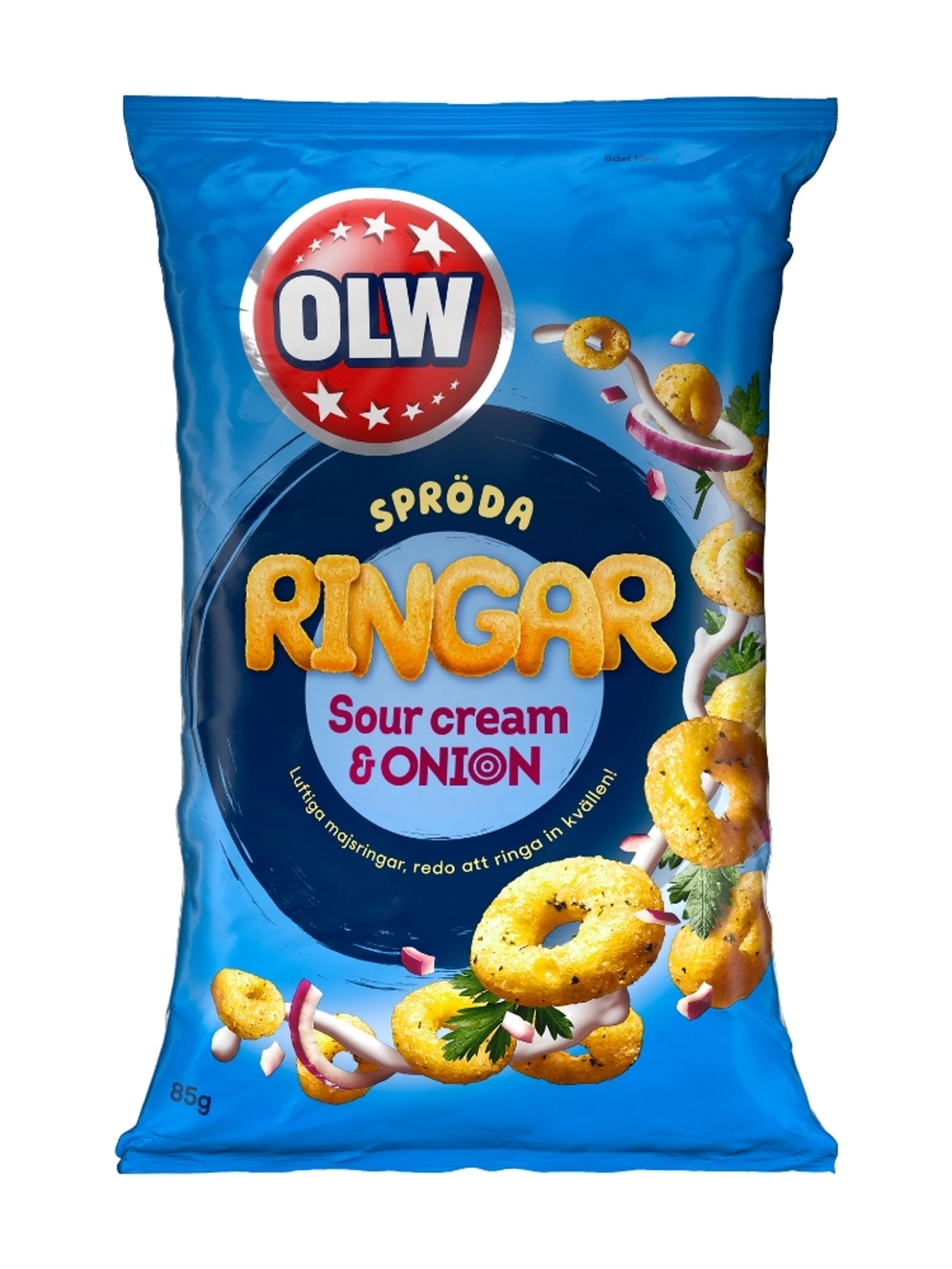 Produktbild som visar Ringar Sourcream & Onion från OLW