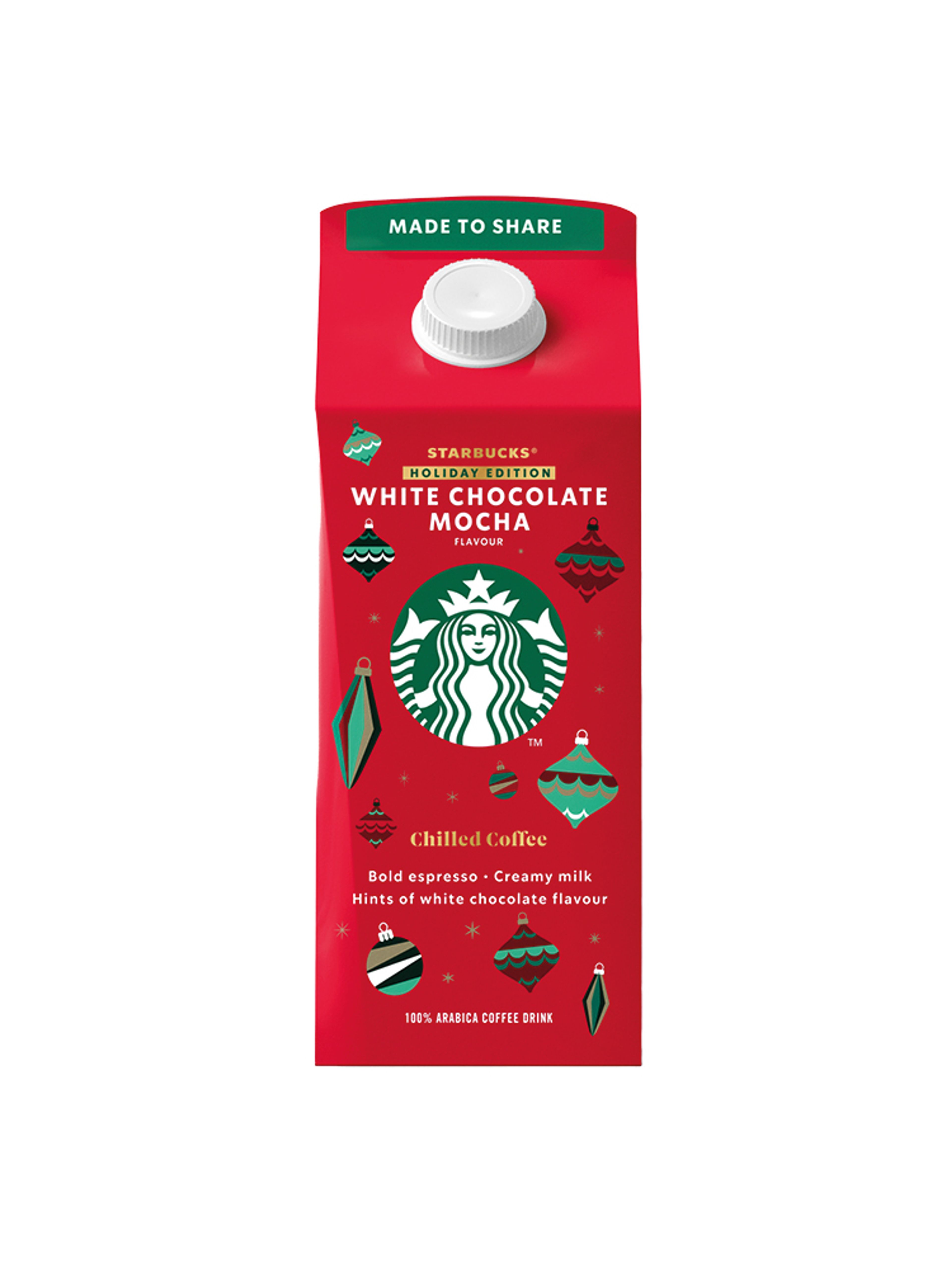 Produktbild som visar White Chocolate Mocha från Starbucks