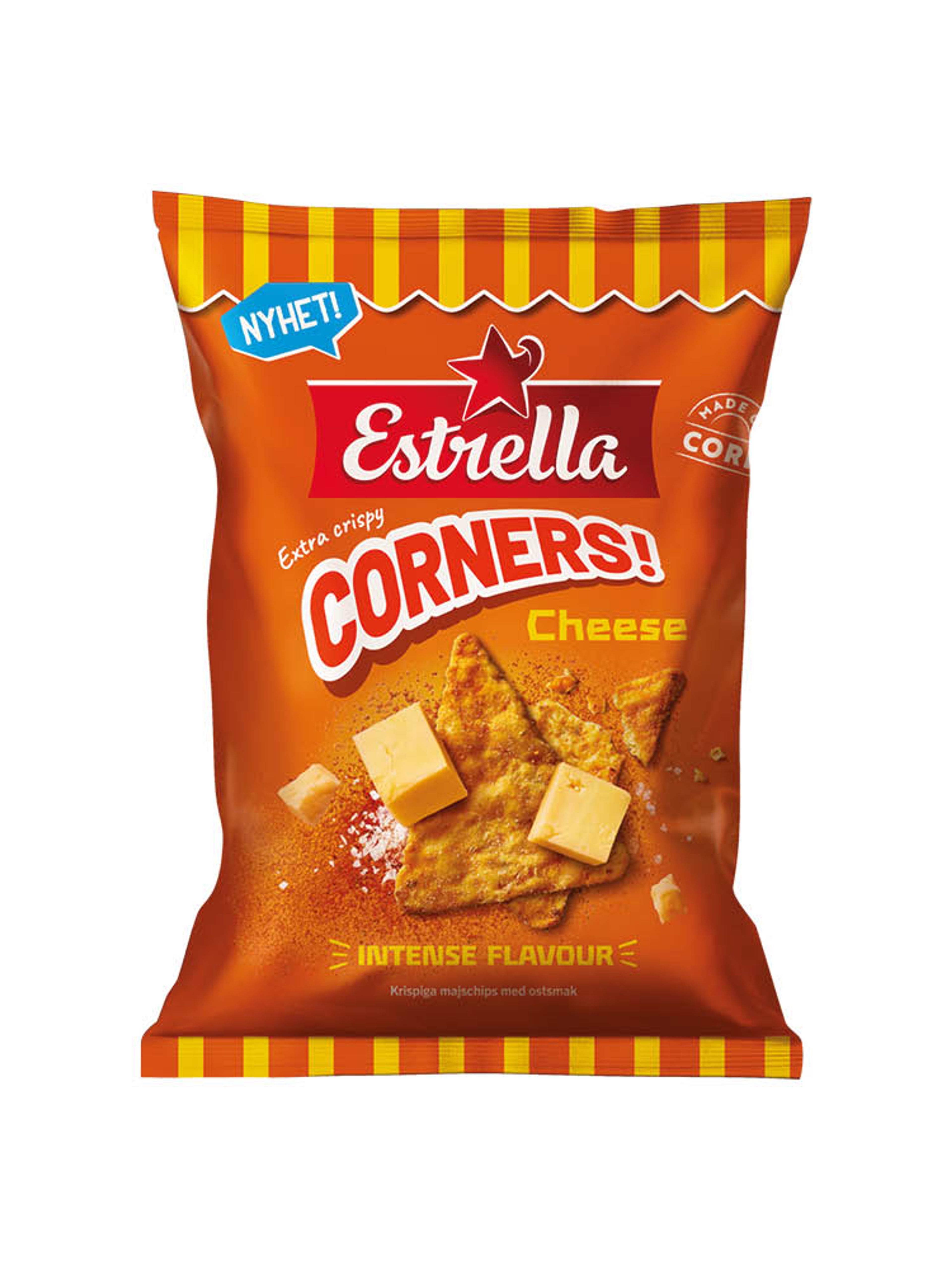 Produktbild som visar Corners Cheese från Estrella