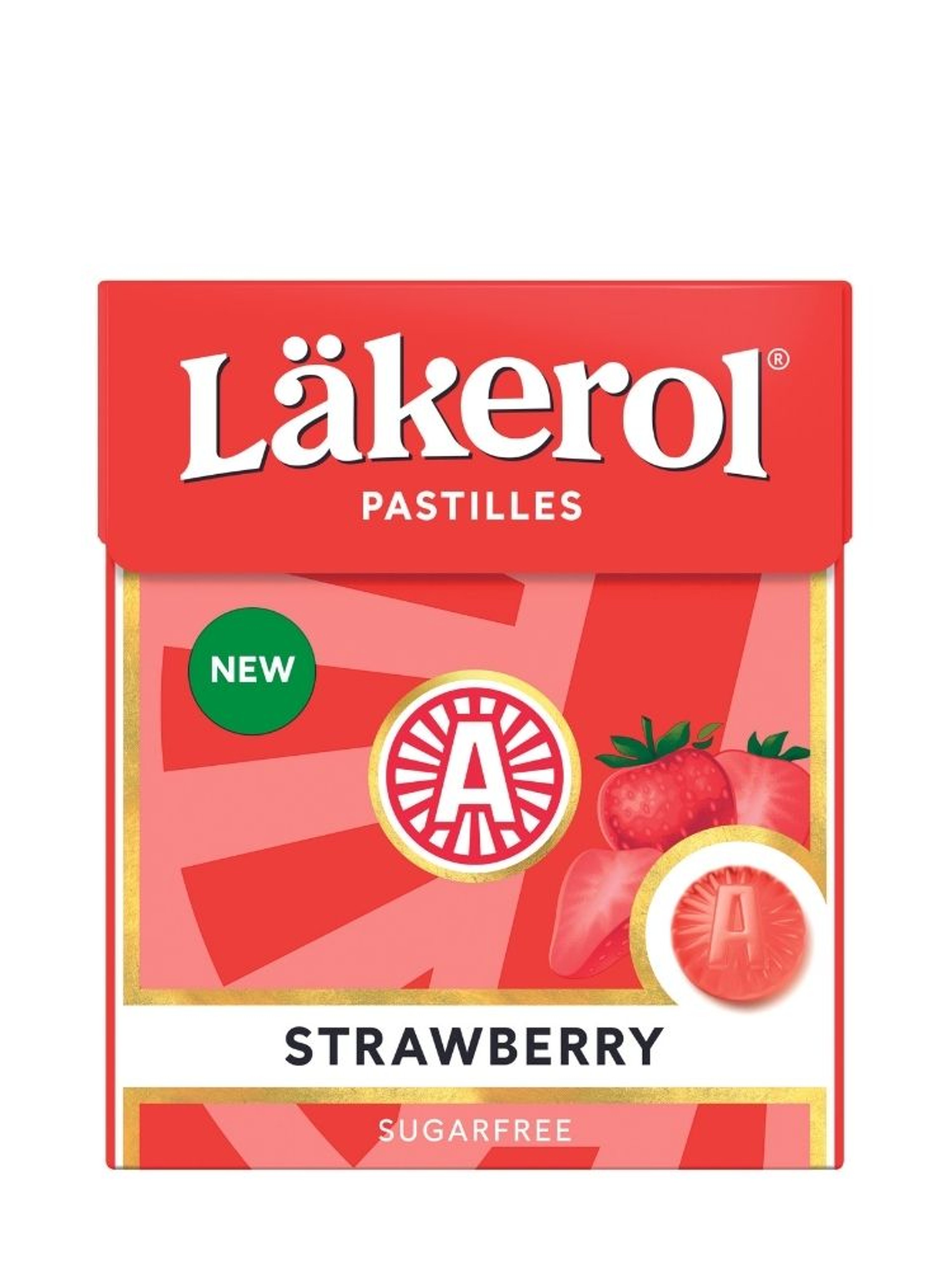 Produktbild som visar Classic Strawberry från Läkerol