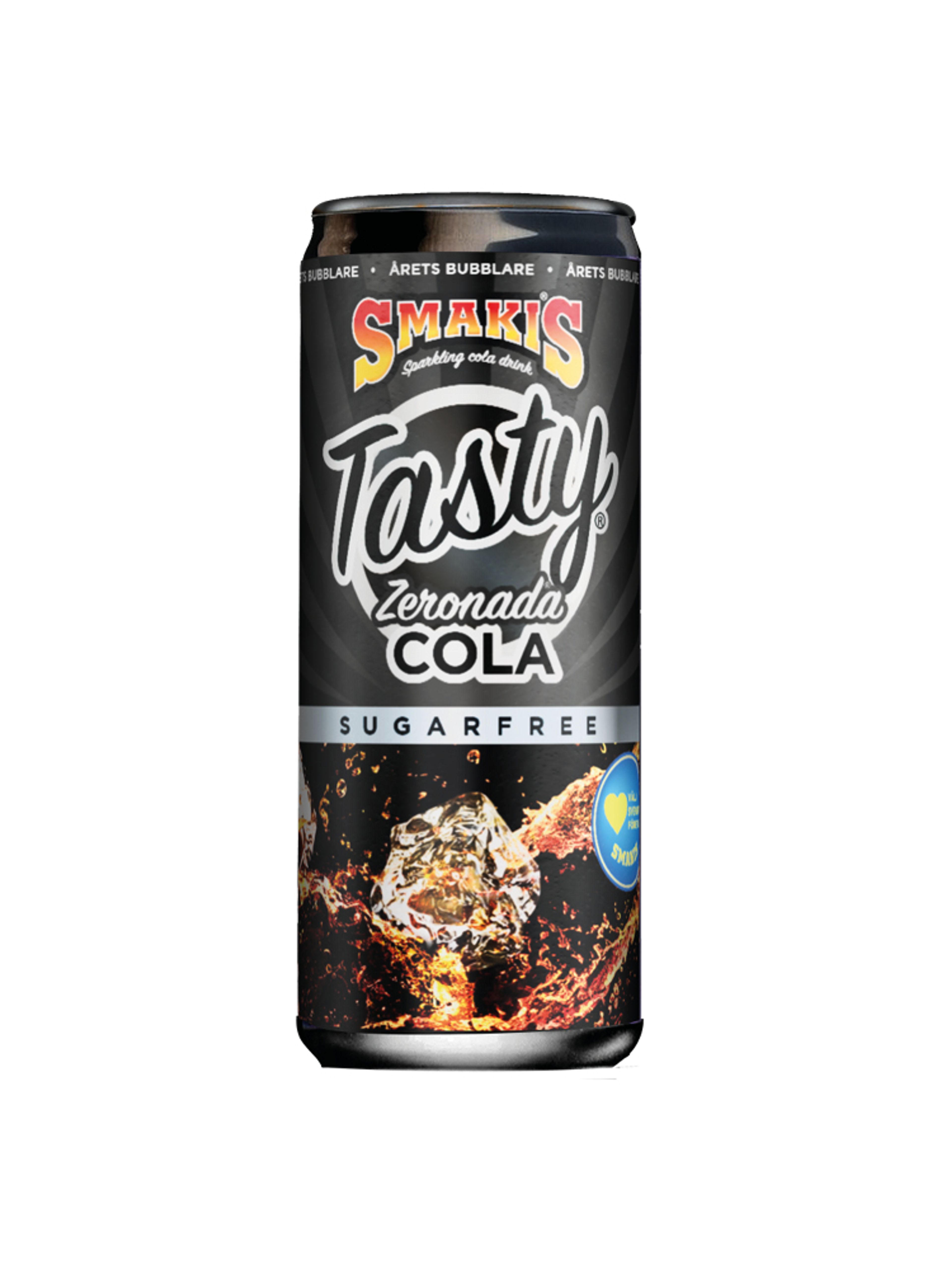 Produktbild som visar Tasty Cola Zeronada från Smakis