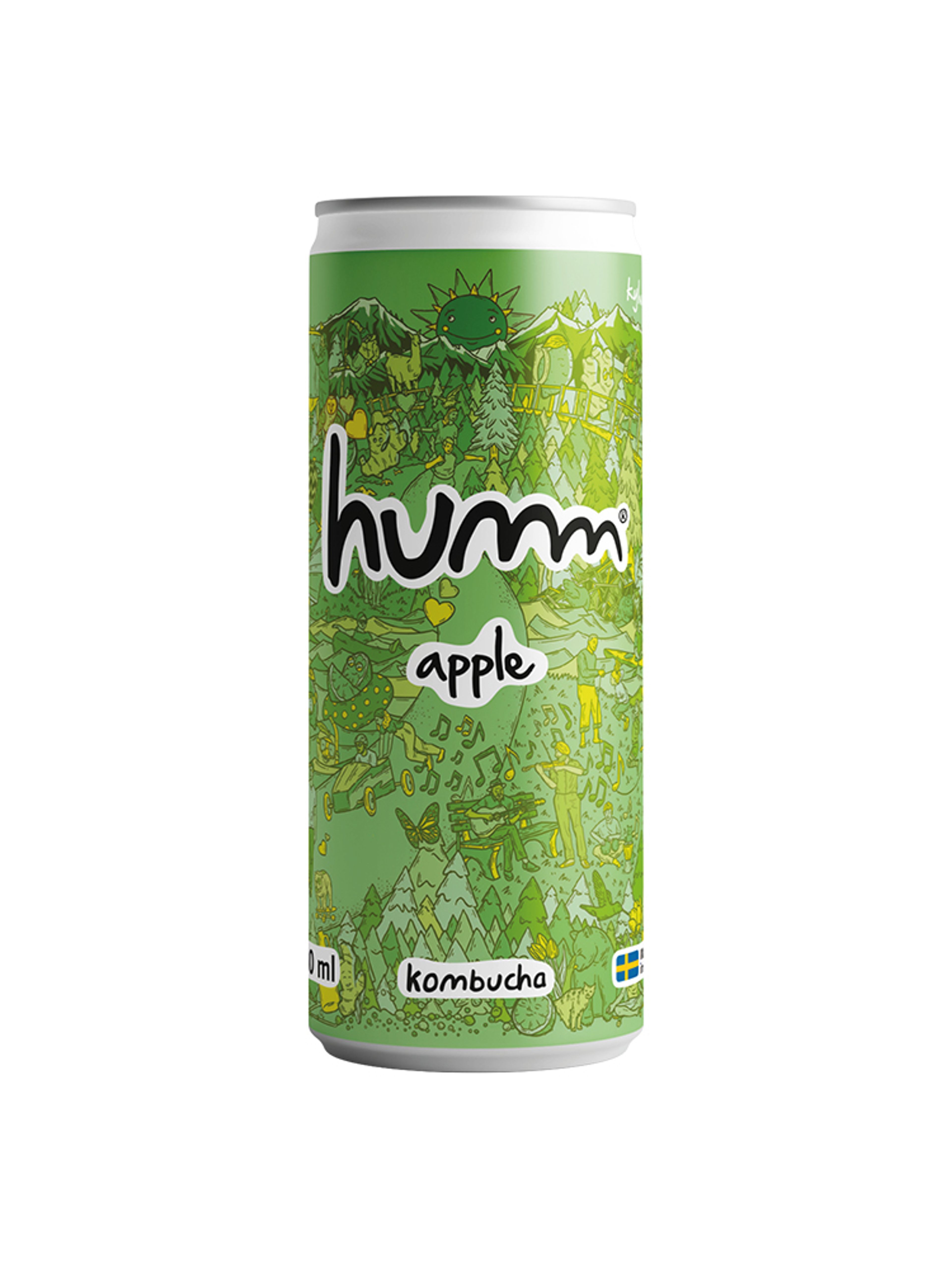 Produktbild som visar Kombucha Äpple från Humm