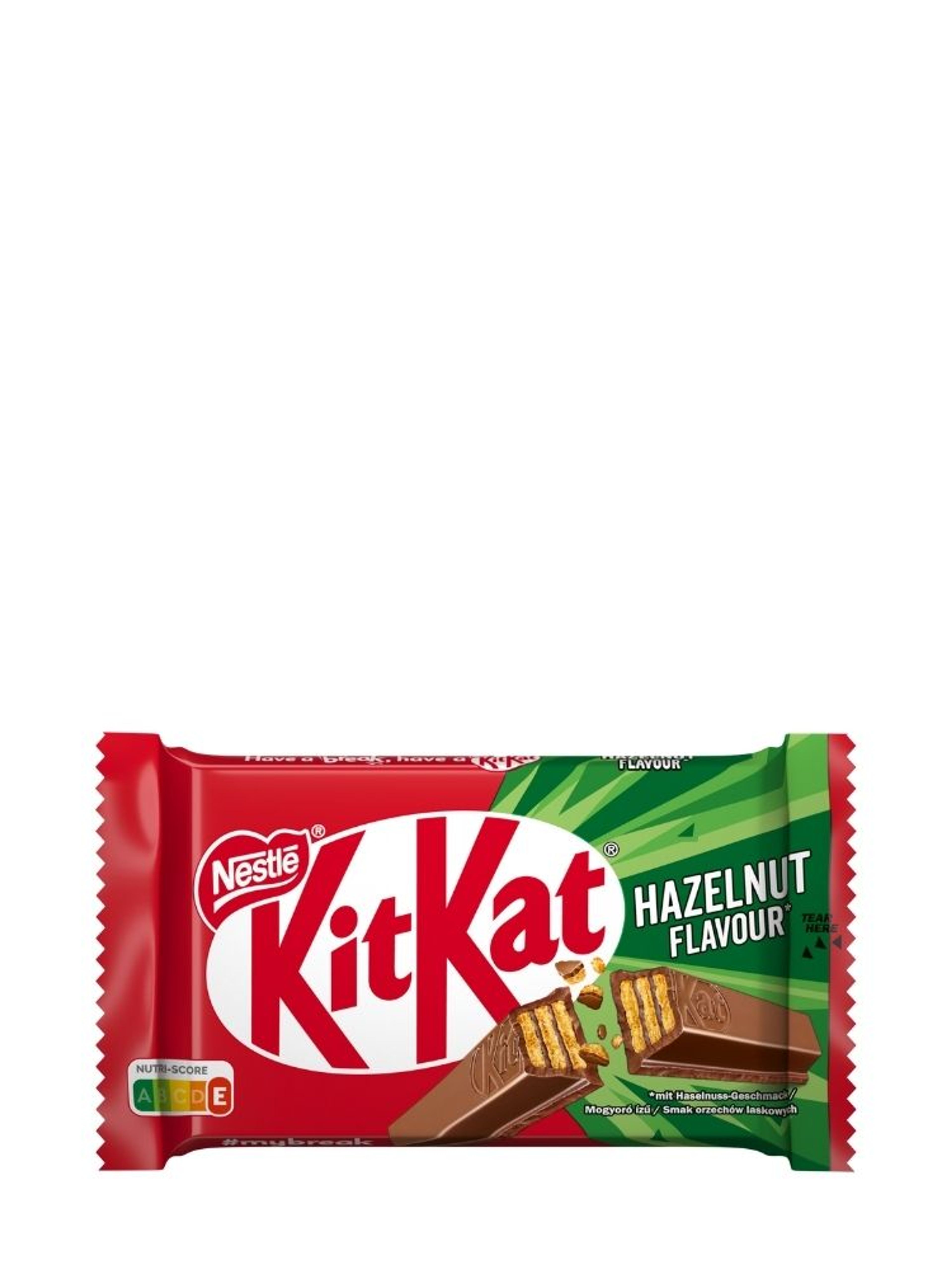 Produktbild som visar Kitkat 4-finger hazelnut från Nestlé KitKat