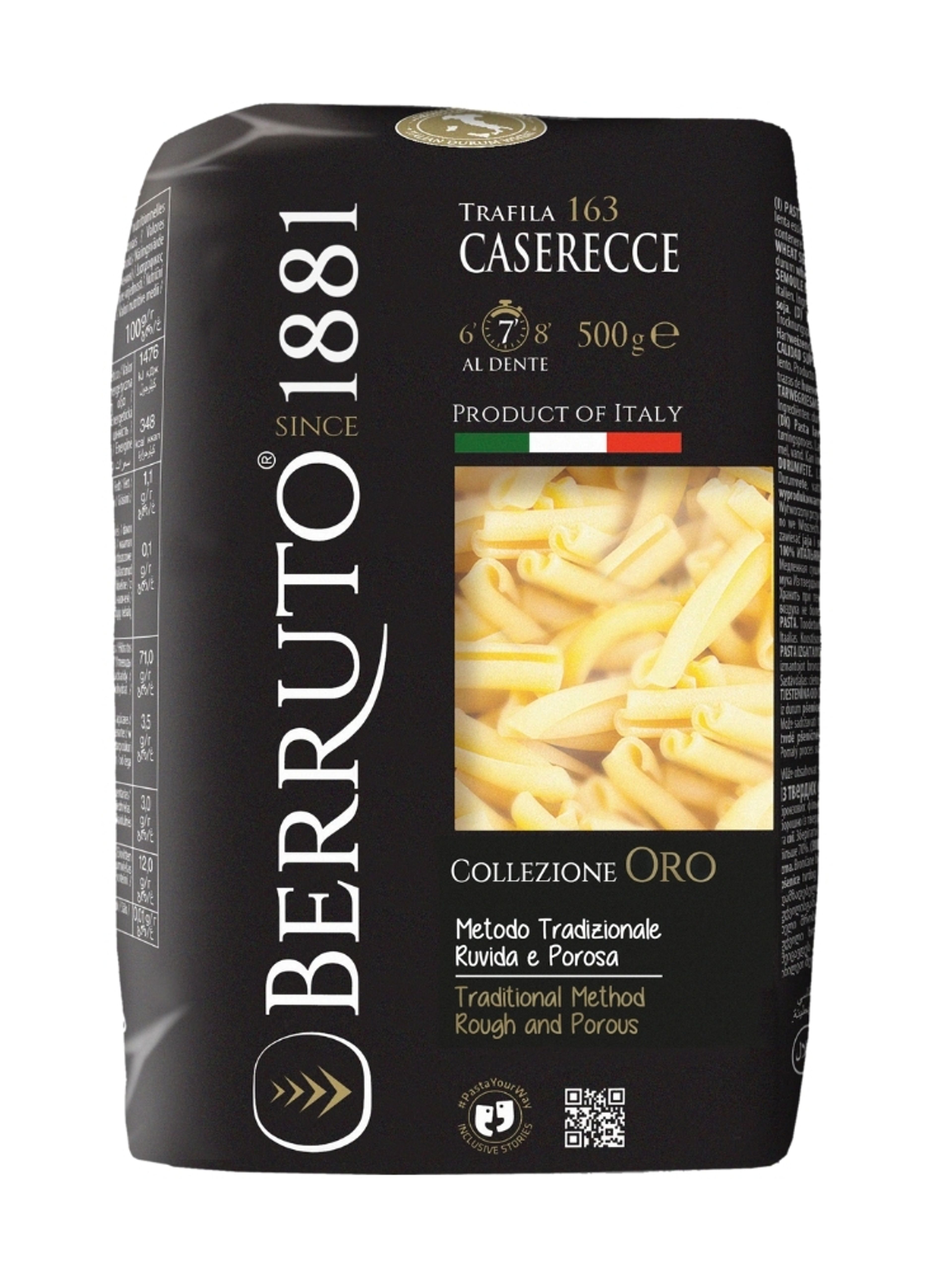Produktbild som visar Casarecce från Pasta Berruto