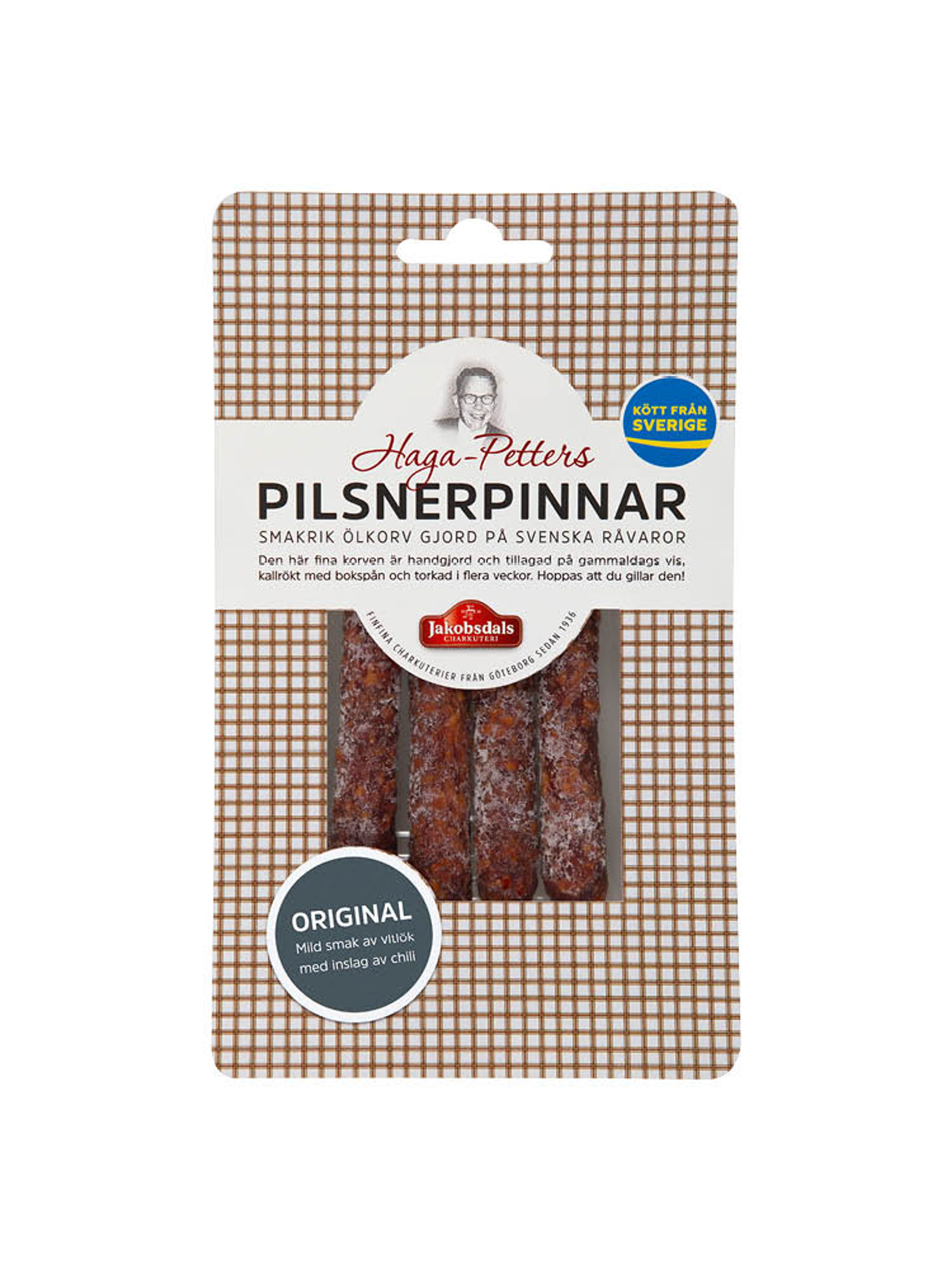 Produktbild som visar Haga-Petters Pilsnerpinnar Original från Jakobsdals