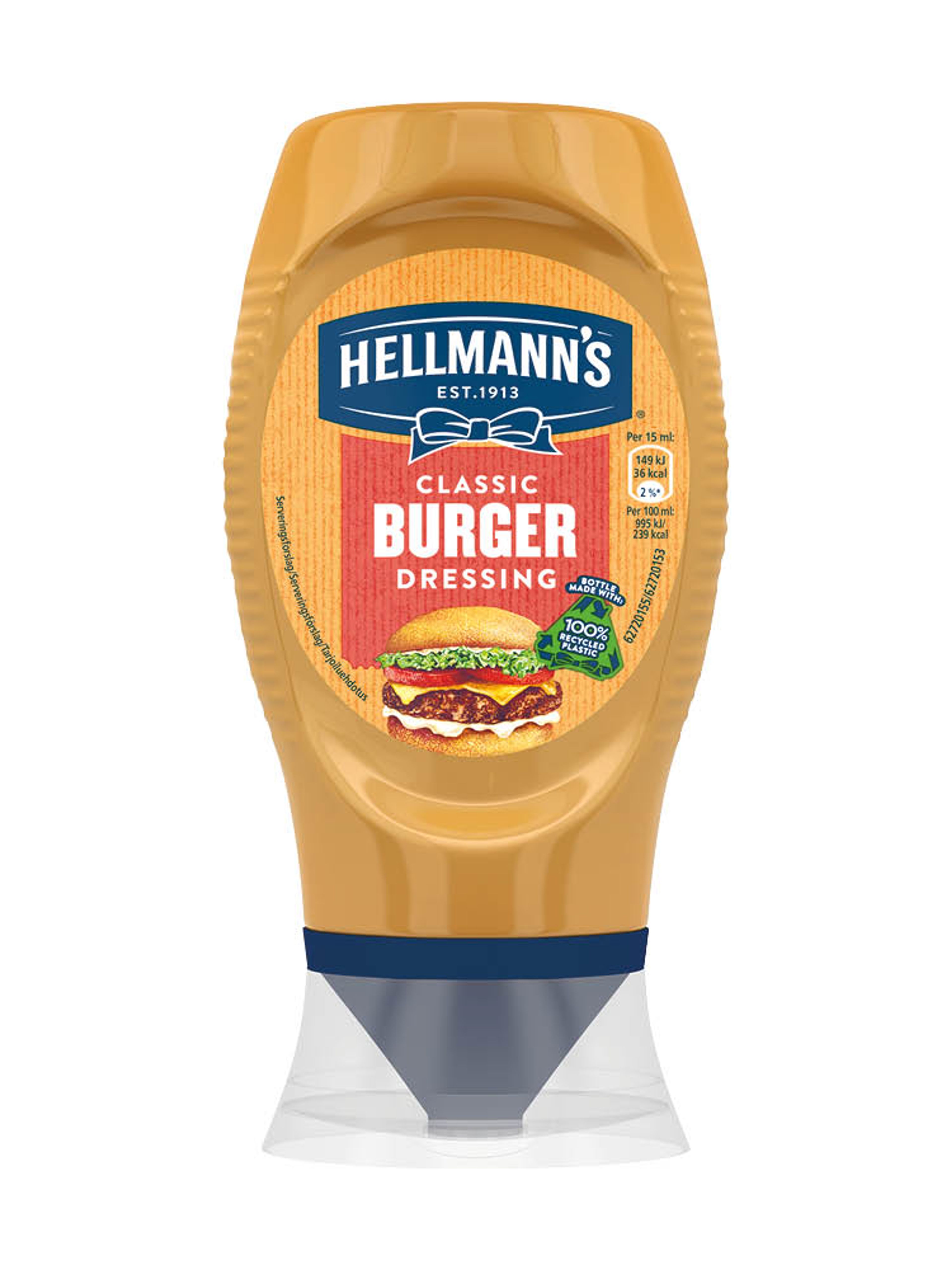 Produktbild som visar Classic Burger Dressing från Hellmann's