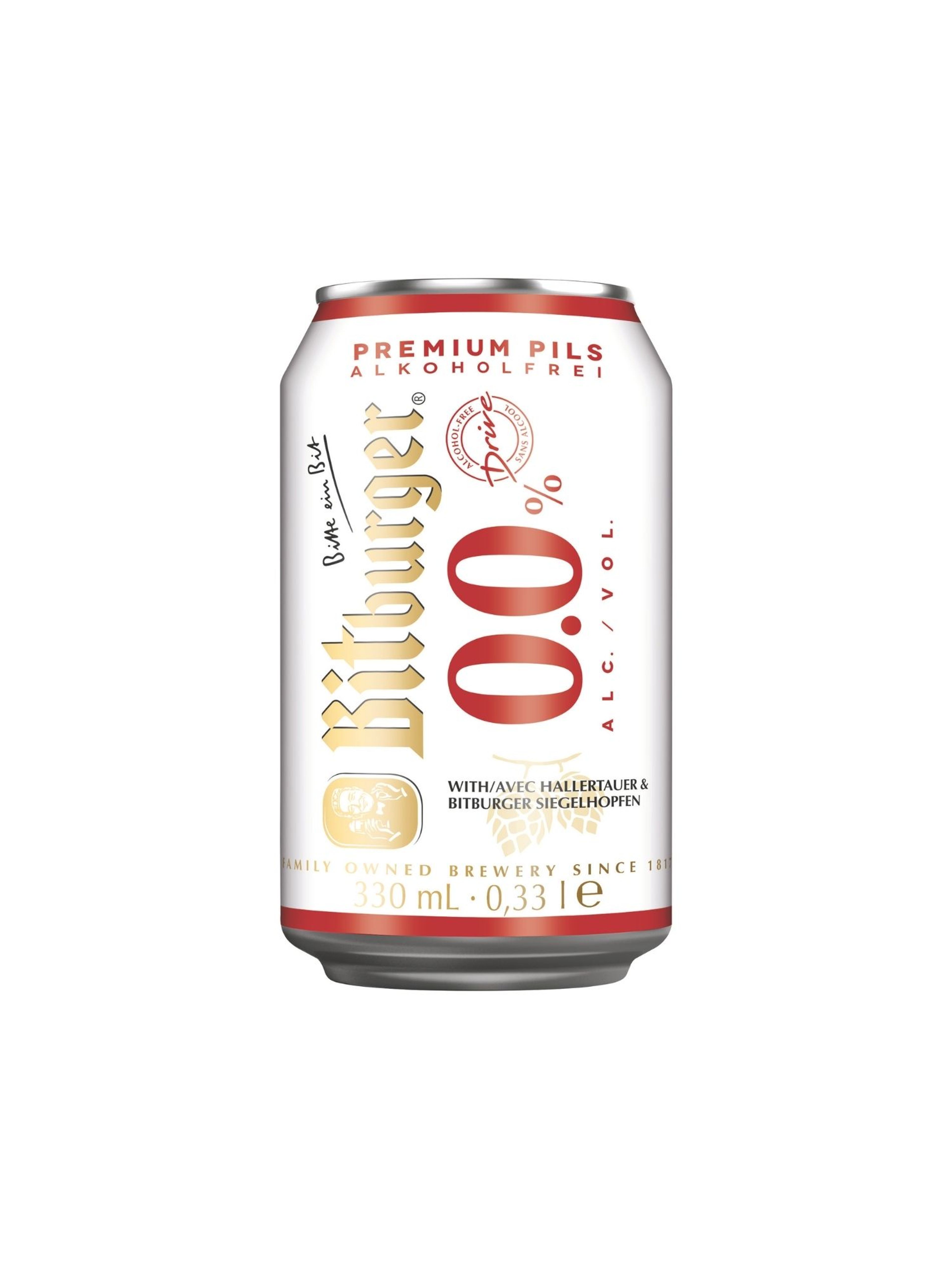 Produktbild som visar Alkoholfri öl från Bitburger